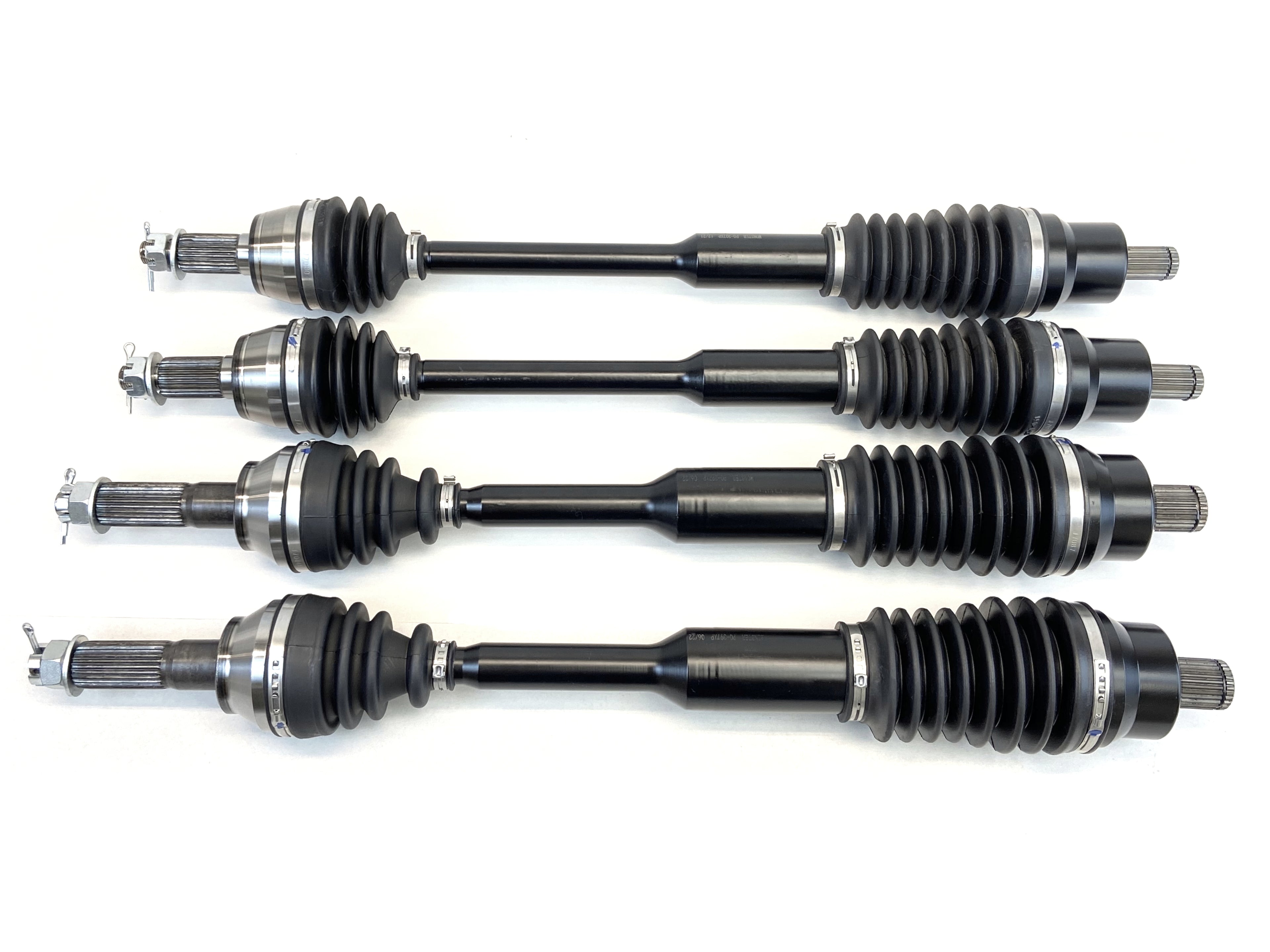Monster XP Series Full CV Axle Set for Polaris 1332637 1332947, Front & Rear, Built Tough, 4340 Chromoly Steel, Direct Fit, Telescoping, Factory Length with 4" of Travel 1