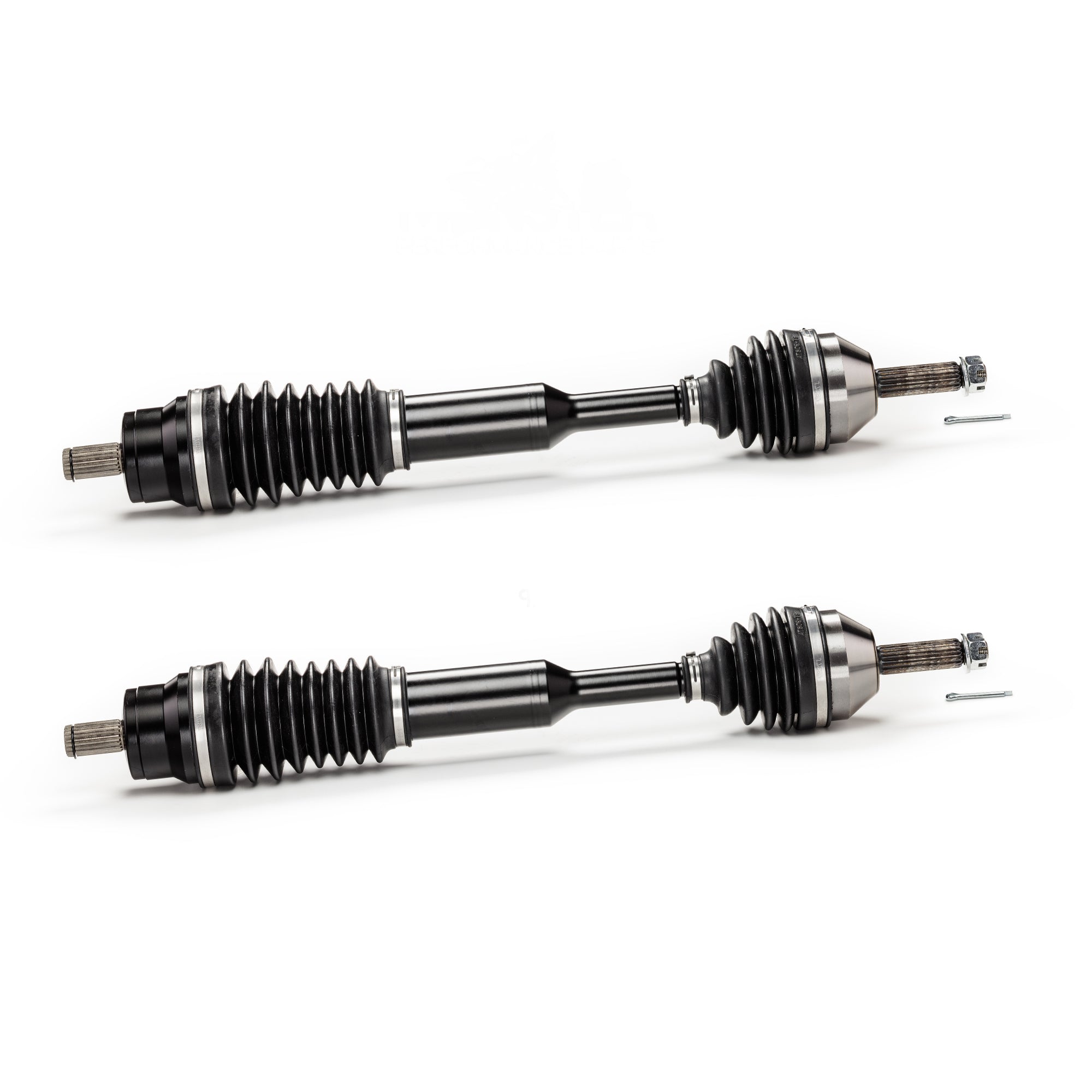 Monster XP Series Front CV Axles for Polaris 1332467, Left & Right, Ranger 500 700, Telescoping, Built Tough, 4340 Chromoly Steel, Direct Fit, Factory Length with 4" of Travel