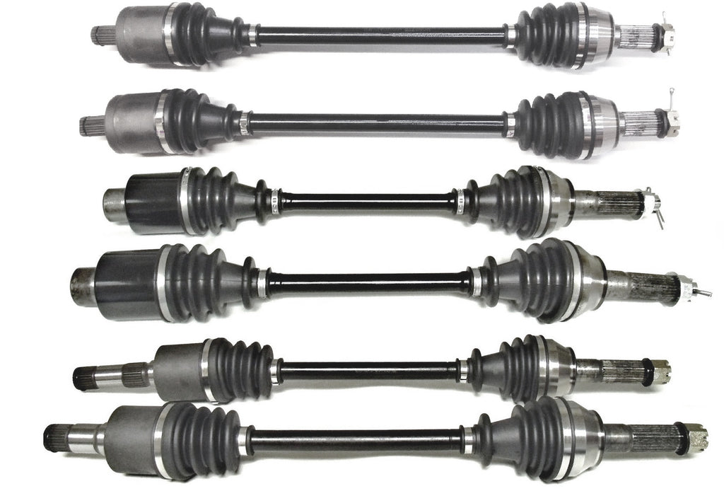 Precision Full Axle Set for Polaris Ranger 800 6x6 2010-2017 Front Middle Rear