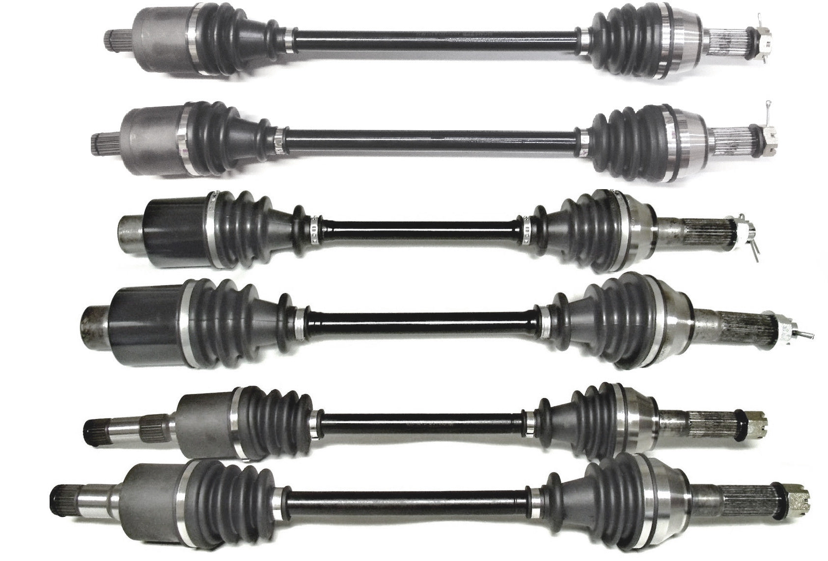Precision Full Axle Set for Polaris Ranger 800 6x6 2010-2017 Front Middle Rear