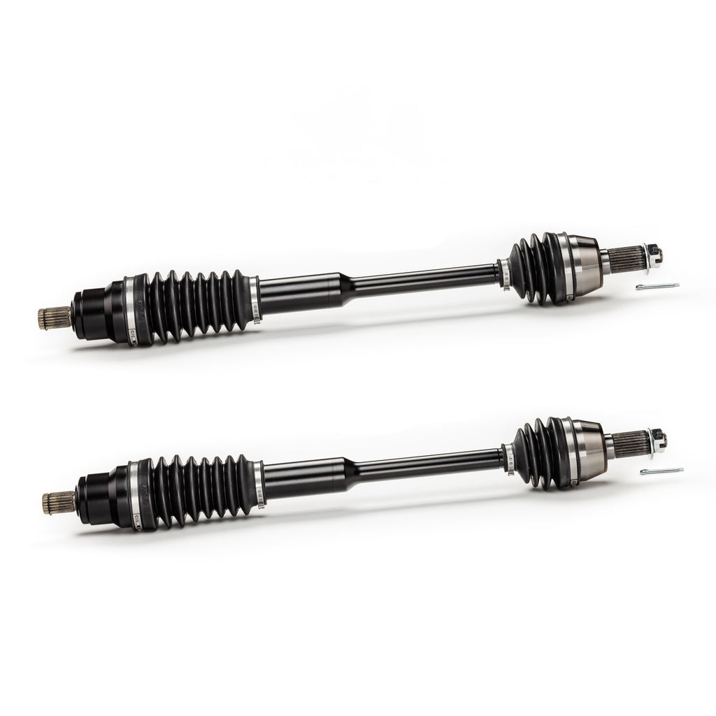Monster XP Series Front CV Axles for Polaris 1332856, Left & Right, Ranger 500 700 800, Telescoping, Built Tough, 4340 Chromoly Steel, Direct Fit, Factory Length with 4" of Travel, Left & Right 1