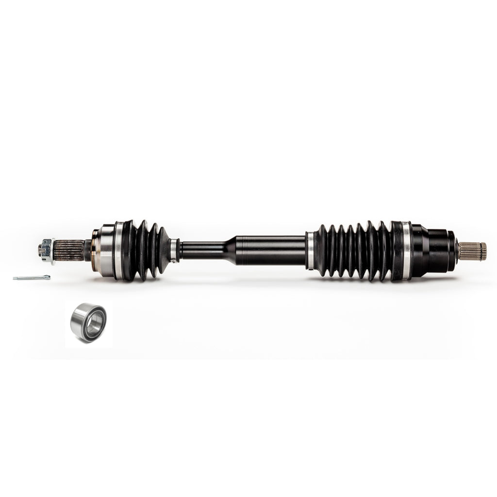 Monster XP Series Front CV Axle & Brg for Polaris 1332383, Left or Right, Sportsman & Scrambler 850 1000, Telescoping, Built Tough, 4340 Chromoly Steel, Direct Fit, Factory Length with 4" of Travel 1