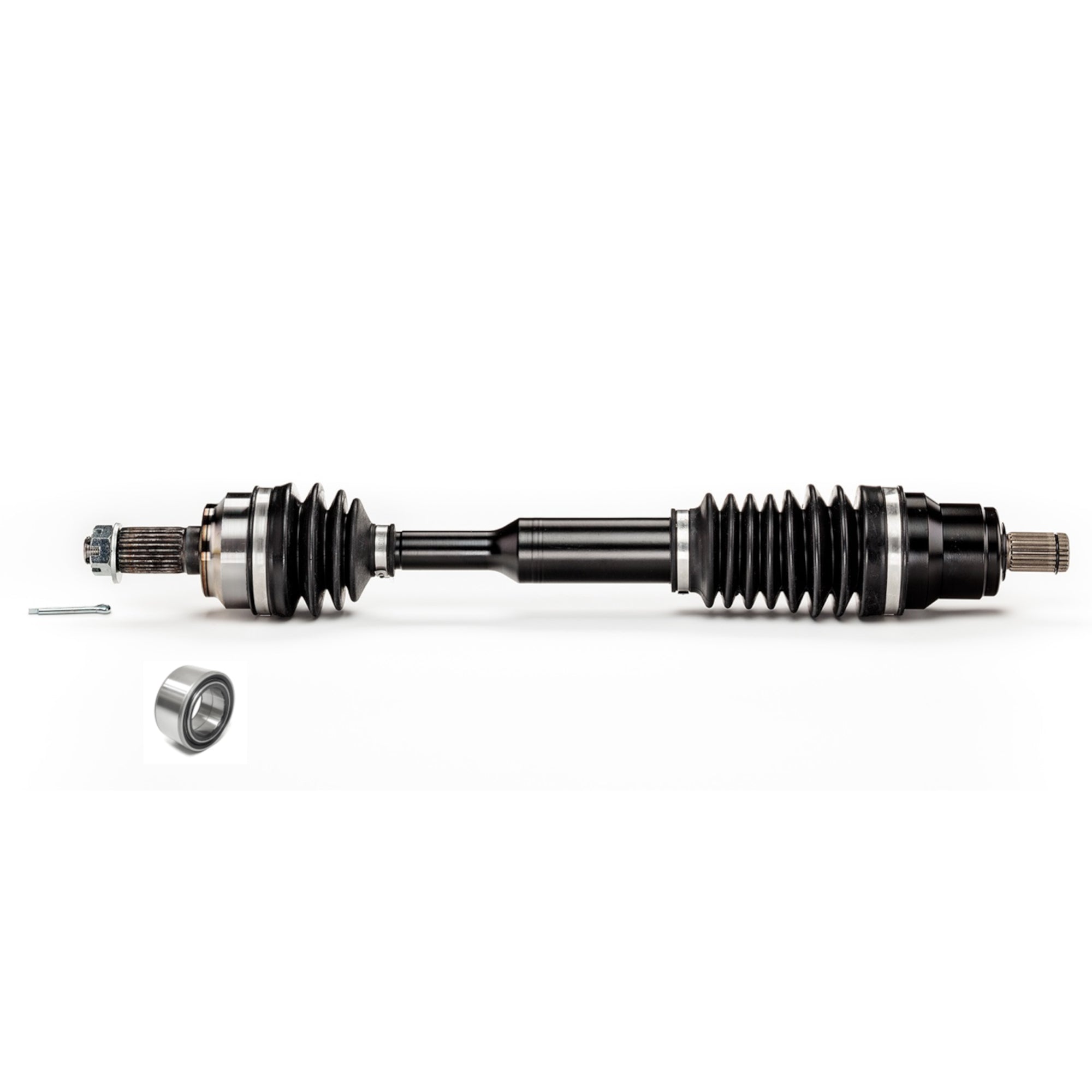 Monster XP Series Front CV Axle & Brg for Polaris 1332383, Left or Right, Sportsman & Scrambler 850 1000, Telescoping, Built Tough, 4340 Chromoly Steel, Direct Fit, Factory Length with 4" of Travel 1