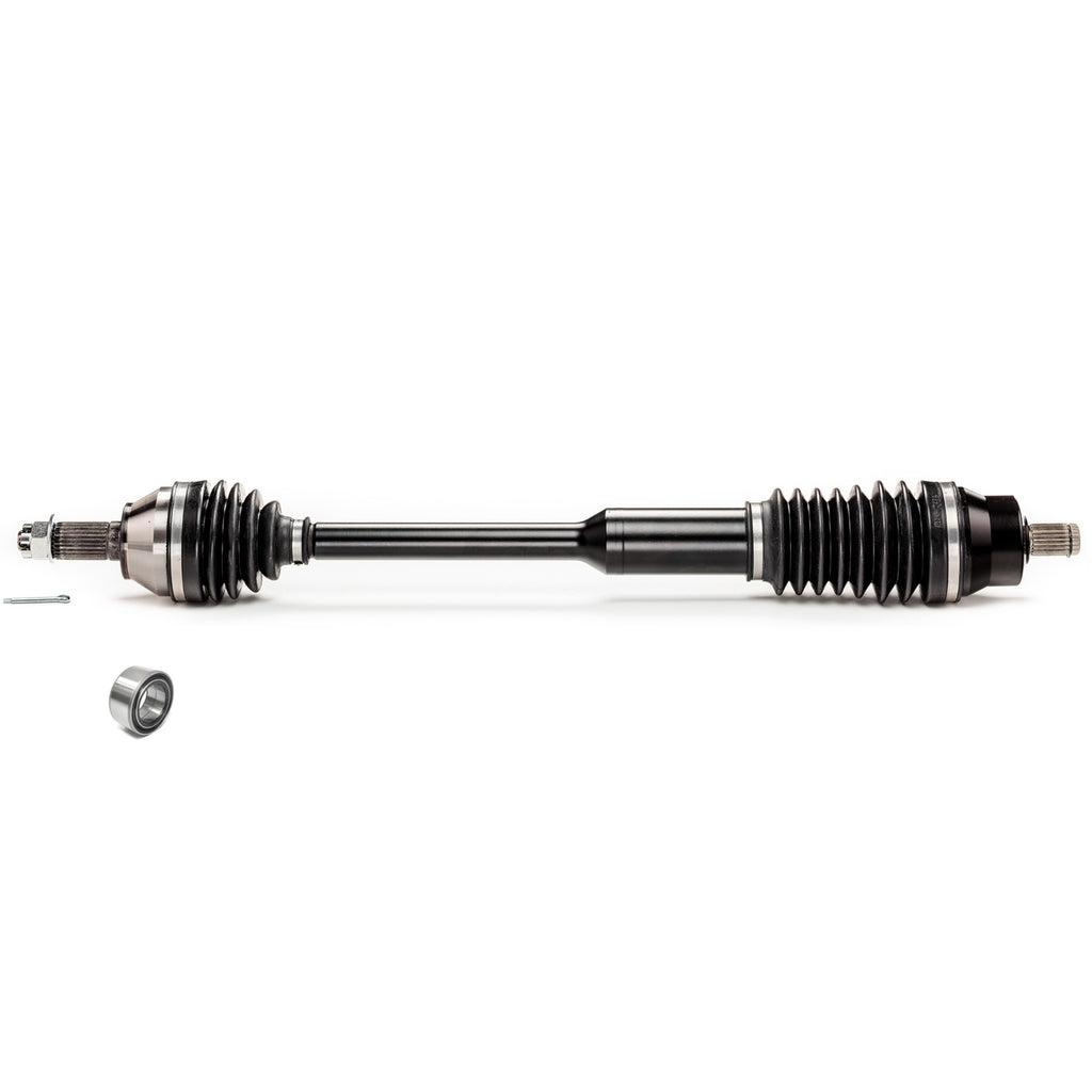 Monster XP Series Front CV Axle & Brg for Polaris 1332825, Left or Right, RZR 900 XP XP4 900, Telescoping, Built Tough, 4340 Chromoly Steel, Direct Fit, Factory Length with 4" of Travel 1
