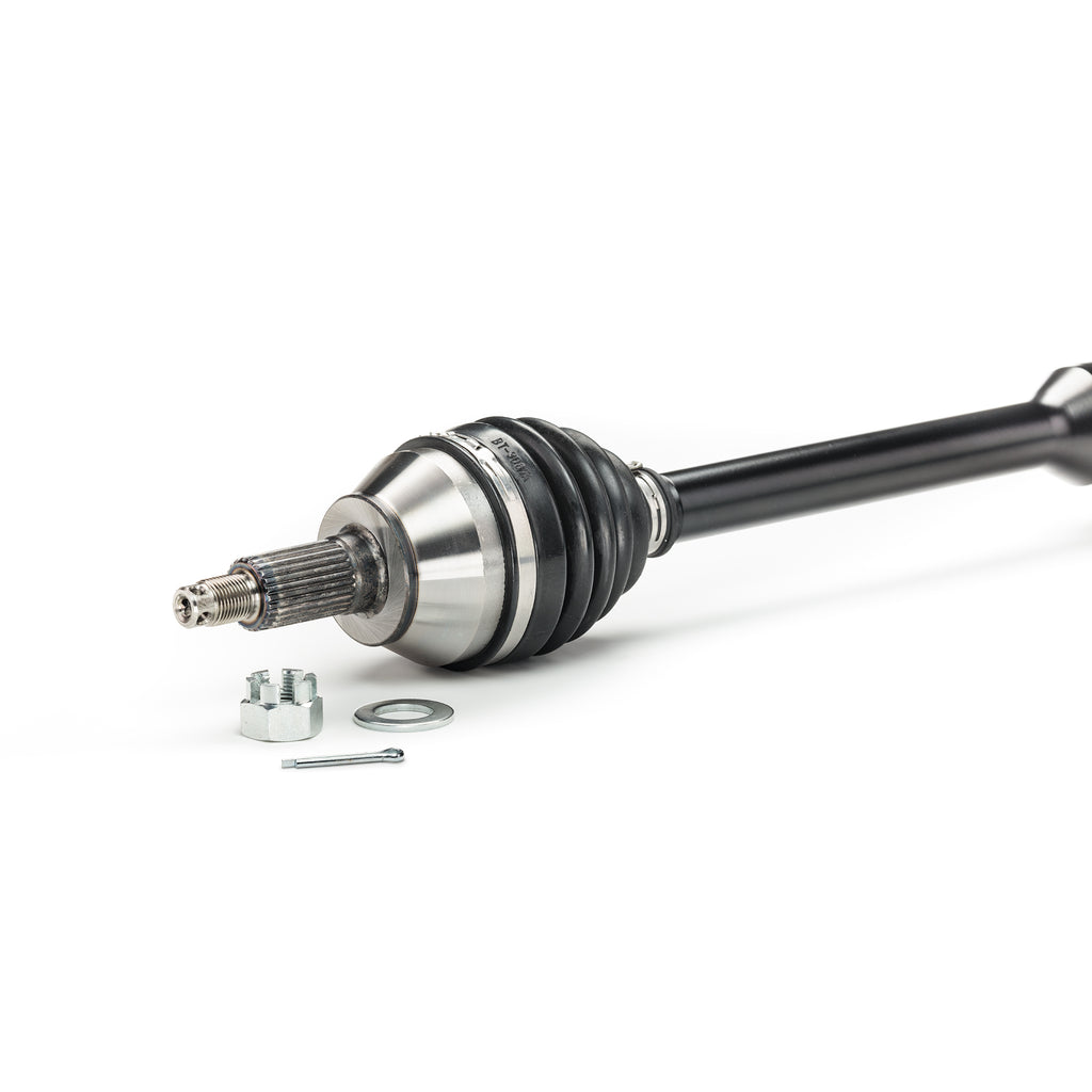 Monster XP Series Front CV Axle & Brg for Polaris 1332825, Left or Right, RZR 900 XP XP4 900, Telescoping, Built Tough, 4340 Chromoly Steel, Direct Fit, Factory Length with 4" of Travel 4
