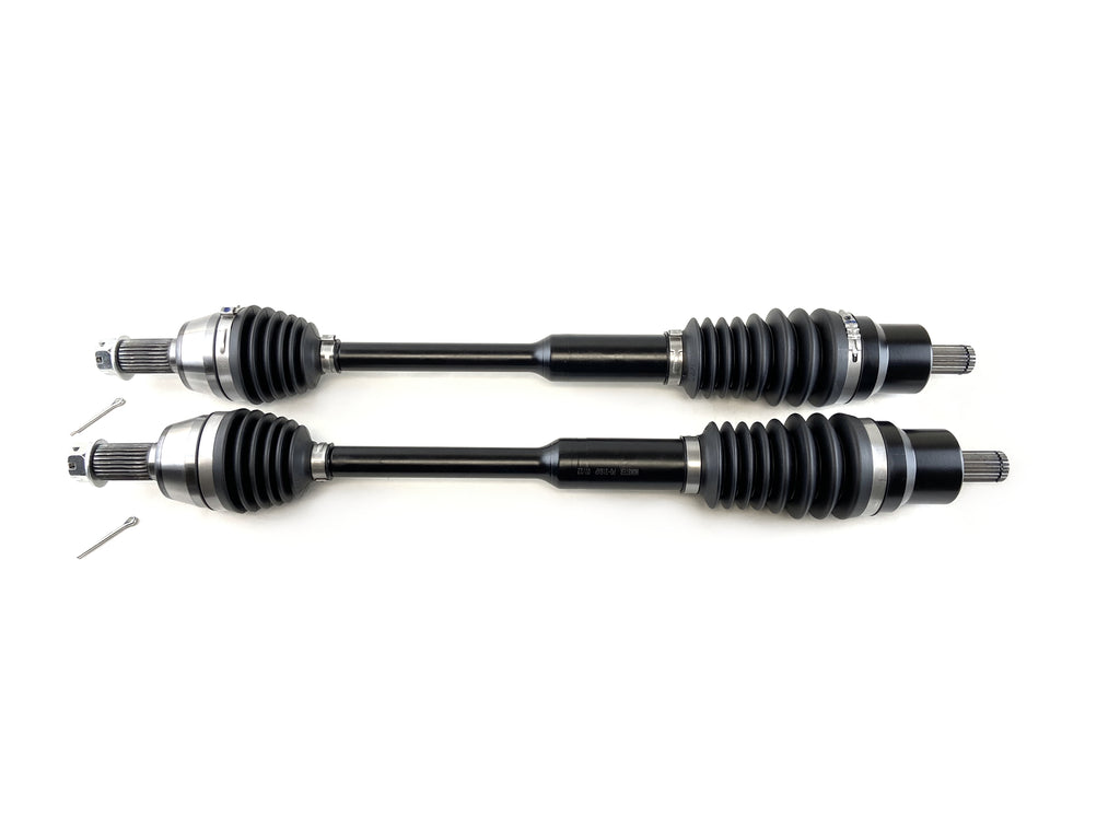 Monster XP Series Front CV Axles for Polaris 1332858, Left & Right, Ranger Diesel 900, Diesel Crew, Telescoping, Built Tough, 4340 Chromoly Steel, Direct Fit, Factory Length with 4" of Travel 1