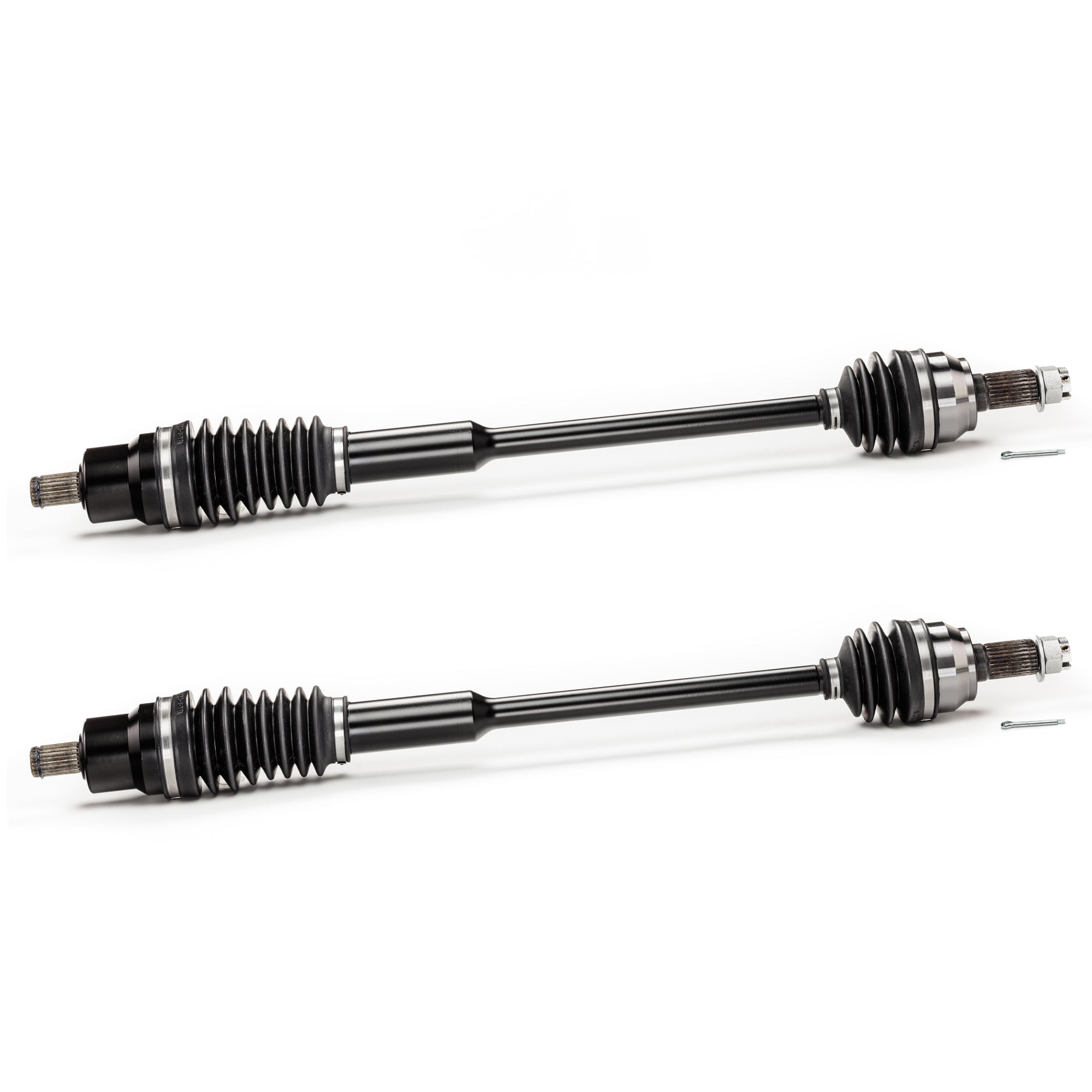 Monster XP Series Front CV Axles for Polaris RZR XP XP4 1000 2014-2015, Left & Right, Telescoping, Built Tough, 4340 Chromoly Steel, Direct Fit, Factory Length with 4" of Travel 1
