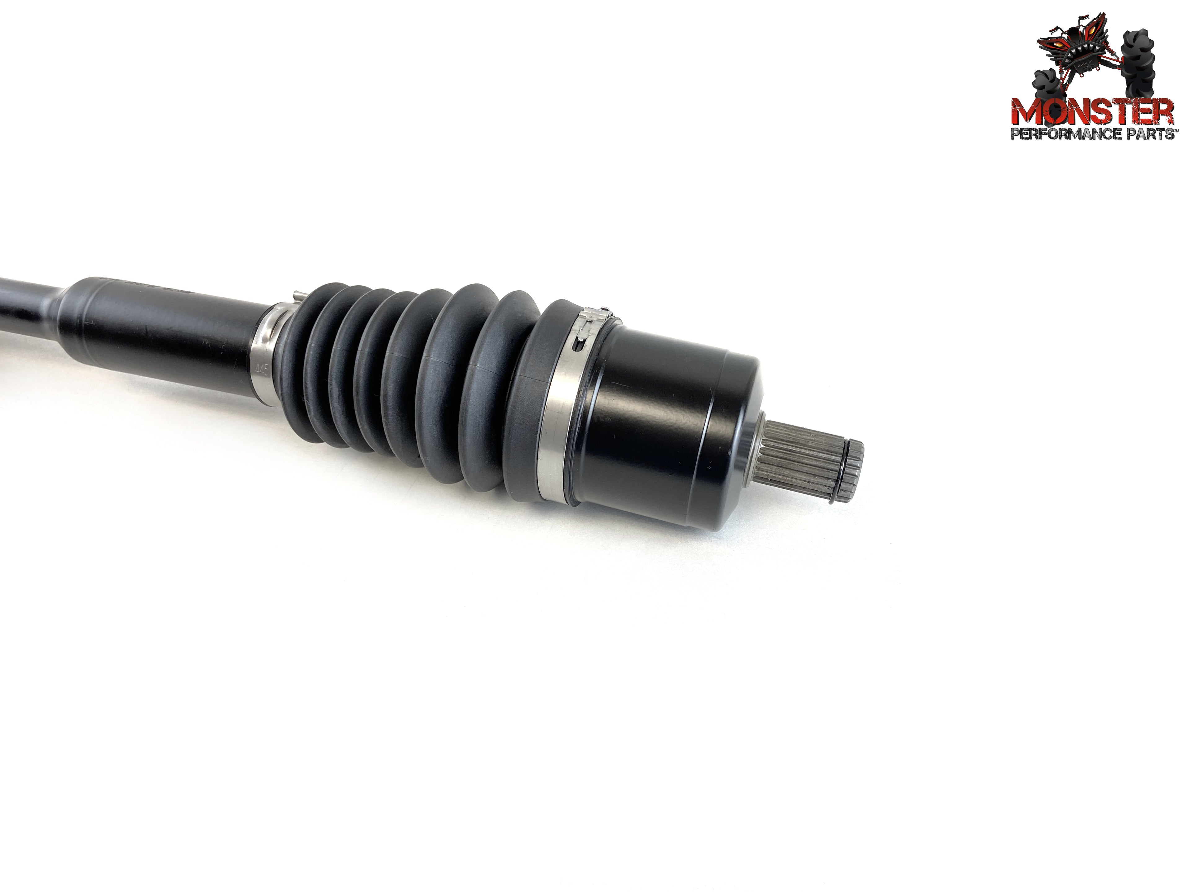 Monster XP Series Front CV Axle & Brg for Polaris 1333948, Left or Right, RZR 900 50" 55" Trail 900, Telescoping, Built Tough, 4340 Chromoly Steel, Direct Fit, Factory Length with 4" of Travel 4