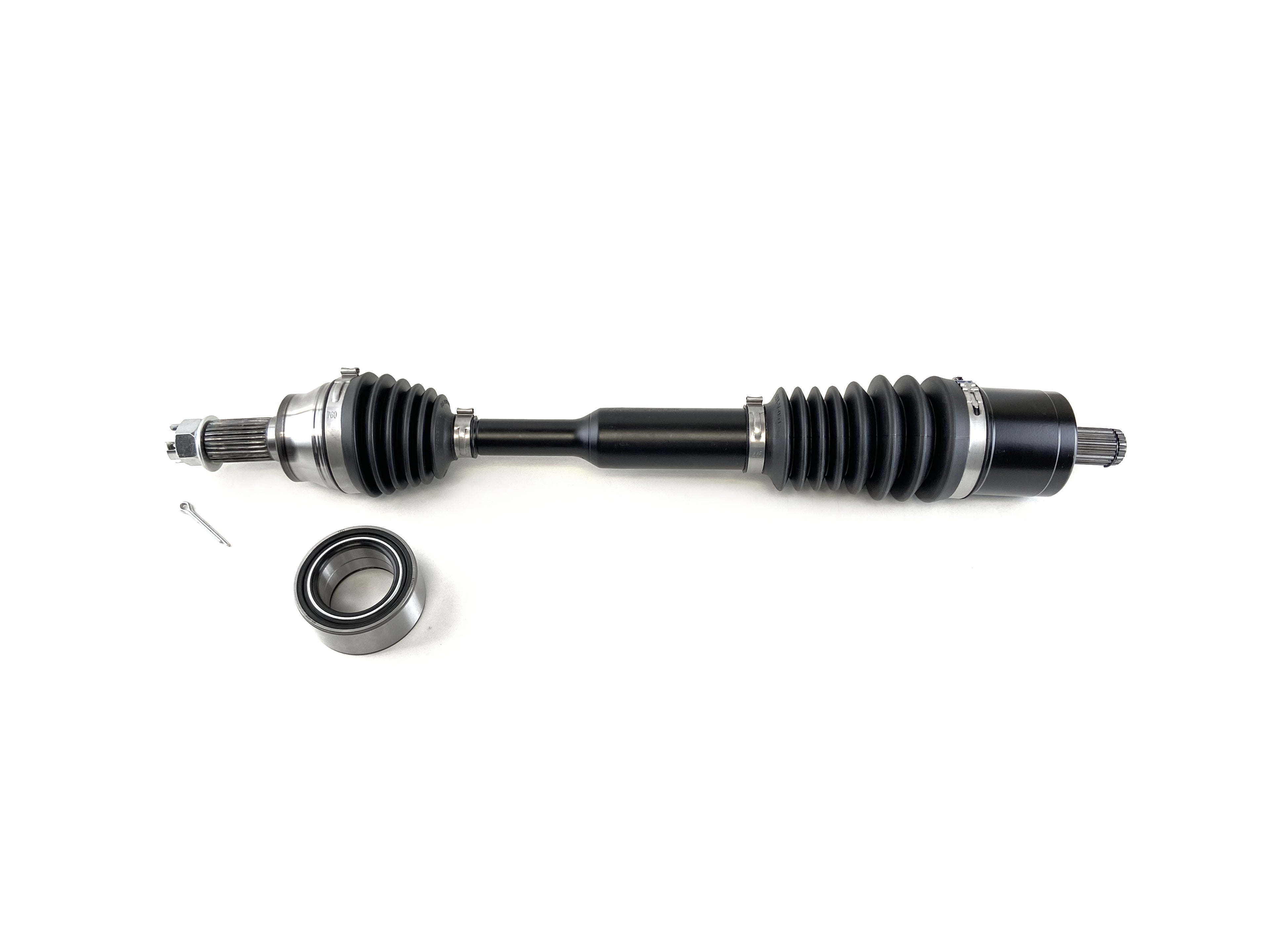 Monster XP Series Front CV Axle & Brg for Polaris 1333948, Left or Right, RZR 900 50" 55" Trail 900, Telescoping, Built Tough, 4340 Chromoly Steel, Direct Fit, Factory Length with 4" of Travel 1
