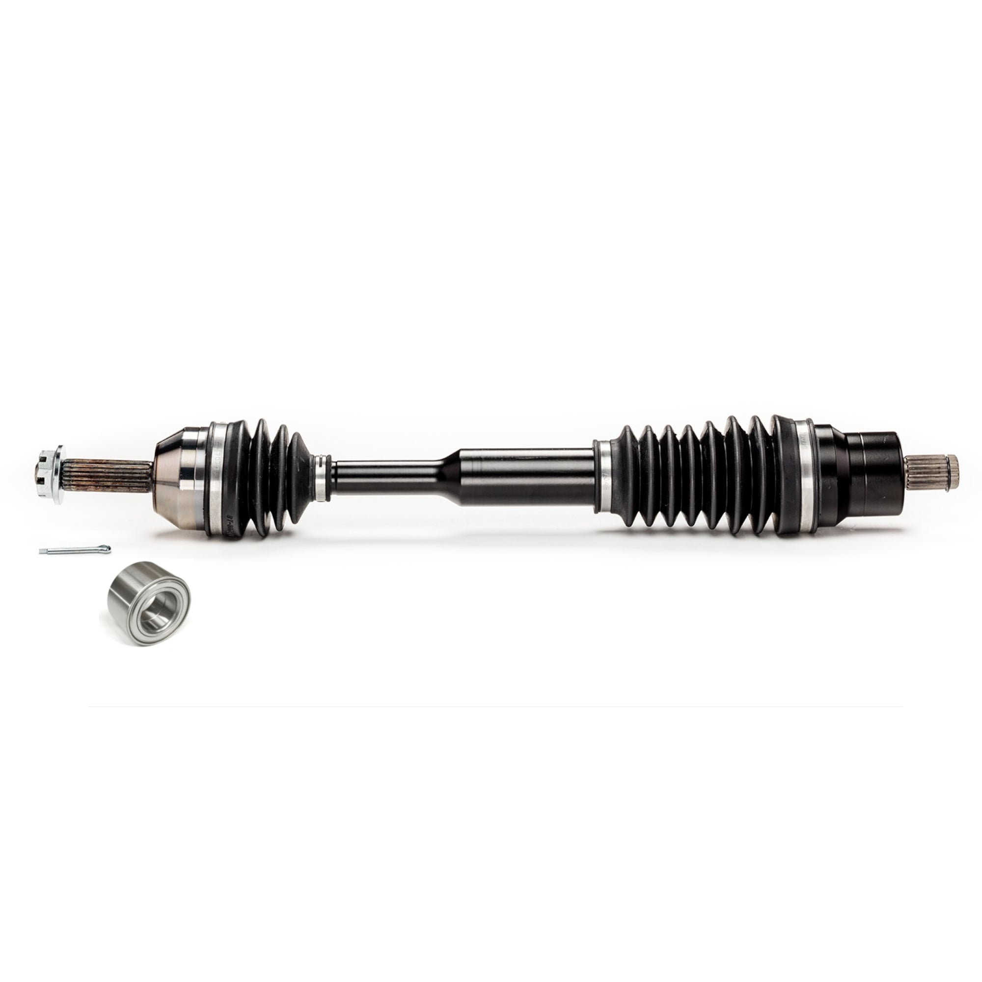 Monster XP Series Front CV Axle & Brg for Polaris 1332881, Sportsman 400 450 500 700 800, Telescoping, Built Tough, 4340 Chromoly Steel, Direct Fit, Factory Length with 4" of Travel 1