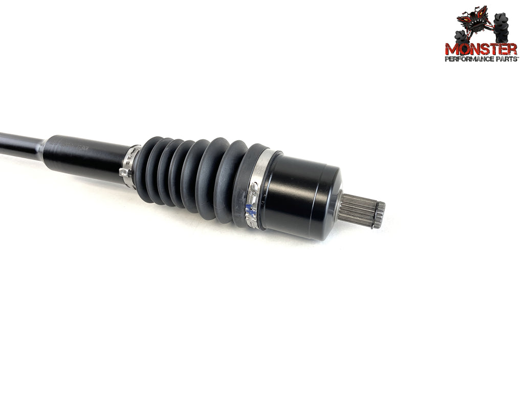 Monster XP Series Front CV Axle & Brg for Polaris 1333263, RZR S 900 1000, RZR 4 900, General 1000, Telescoping, Built Tough, 4340 Chromoly Steel, Direct Fit, Factory Length with 4" of Travel 3