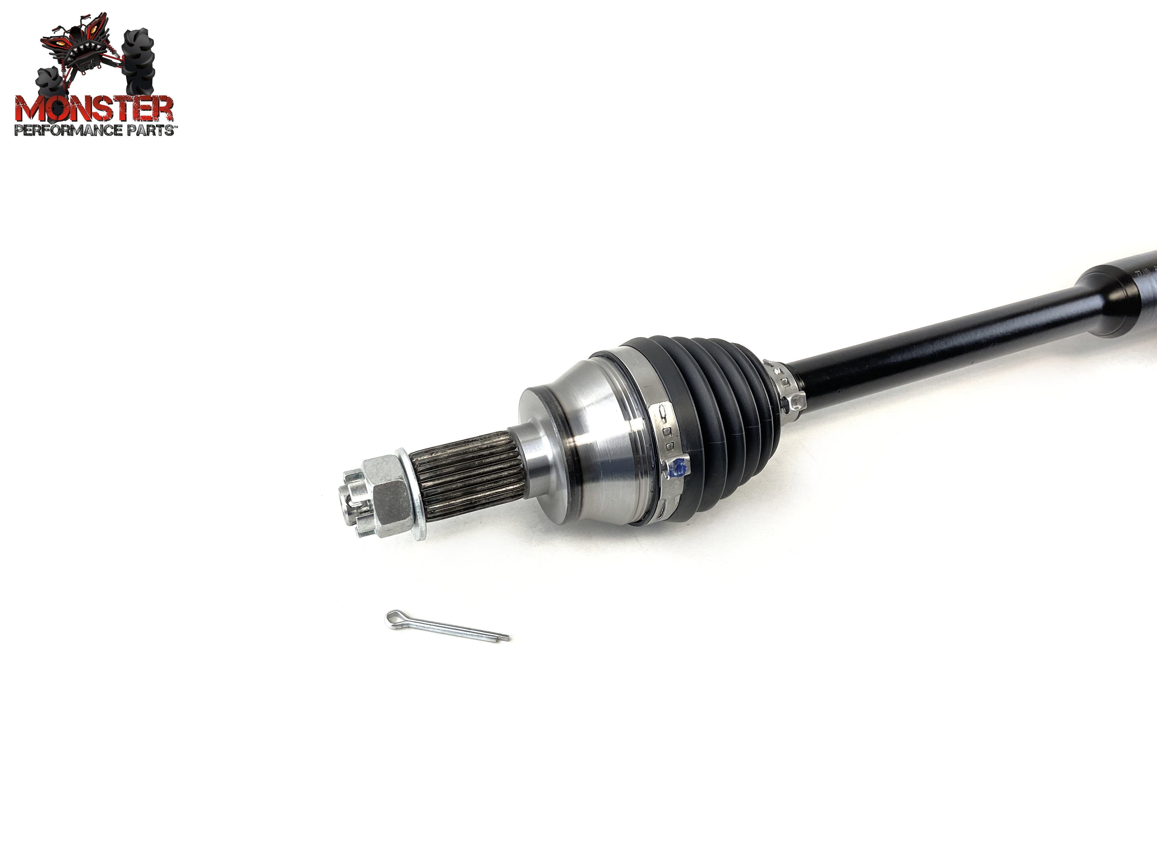 Monster XP Series Front CV Axle for Polaris 1333946, Left or Right, Telescoping 4