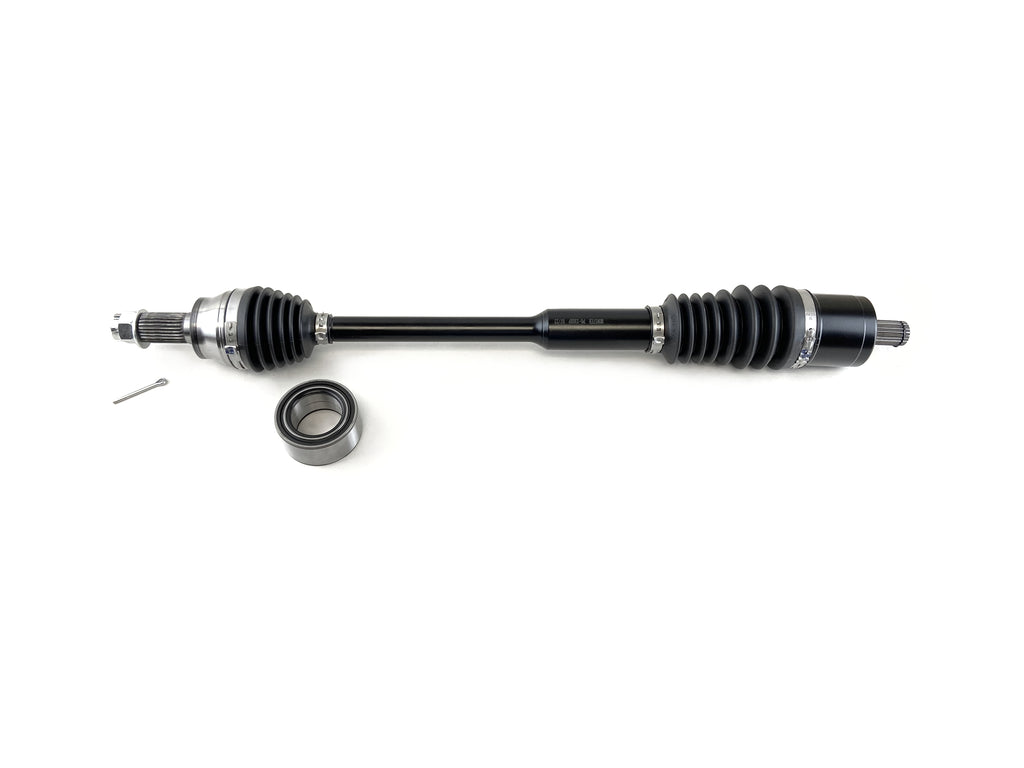 Monster XP Series Front CV Axle & Brg for Polaris 1333263, RZR S 900 1000, RZR 4 900, General 1000, Telescoping, Built Tough, 4340 Chromoly Steel, Direct Fit, Factory Length with 4" of Travel 1