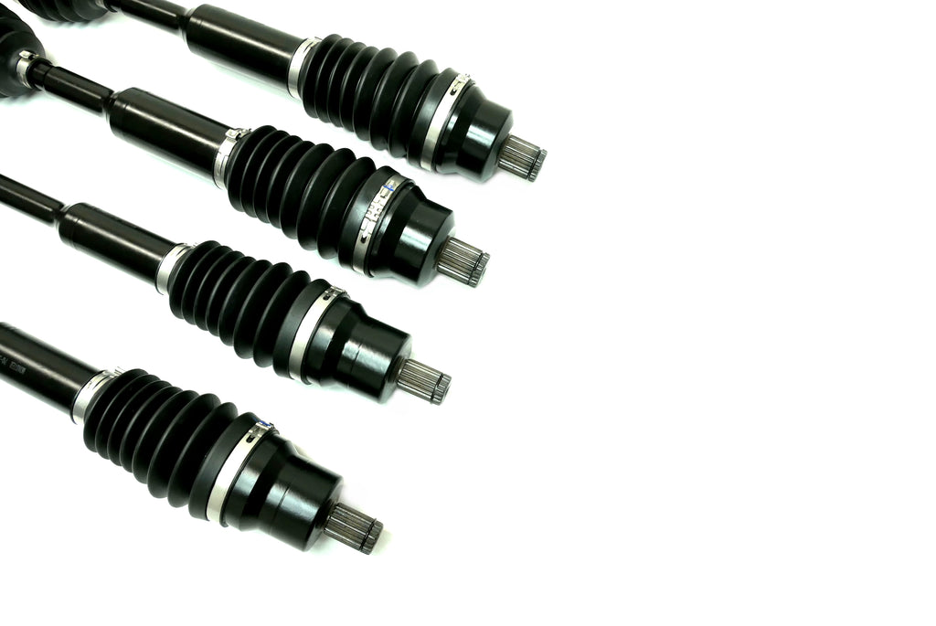 Monster XP Series Full CV Axle Set for Polaris 1333238, 1333069, Front & Rear, Ranger EV LSV LEV 2015-2022, Telescoping, Built Tough, 4340 Chromoly Steel, Factory Length with 4" of Travel 4