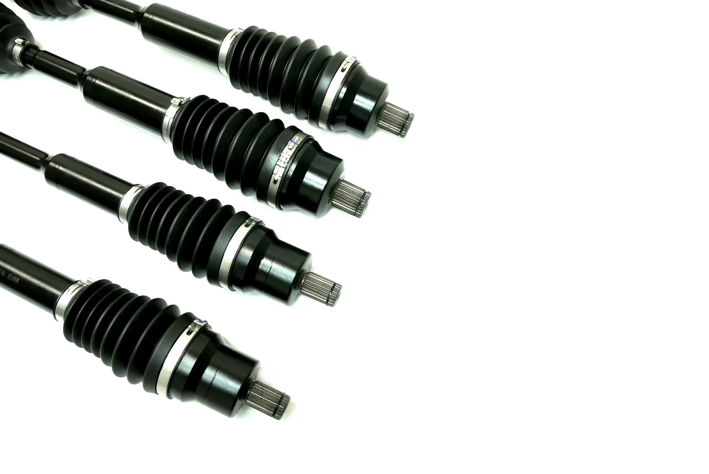Monster XP Series Full CV Axle Set for Polaris 1333238, 1333069, Front & Rear, Ranger EV LSV LEV 2015-2022, Telescoping, Built Tough, 4340 Chromoly Steel, Factory Length with 4" of Travel 4