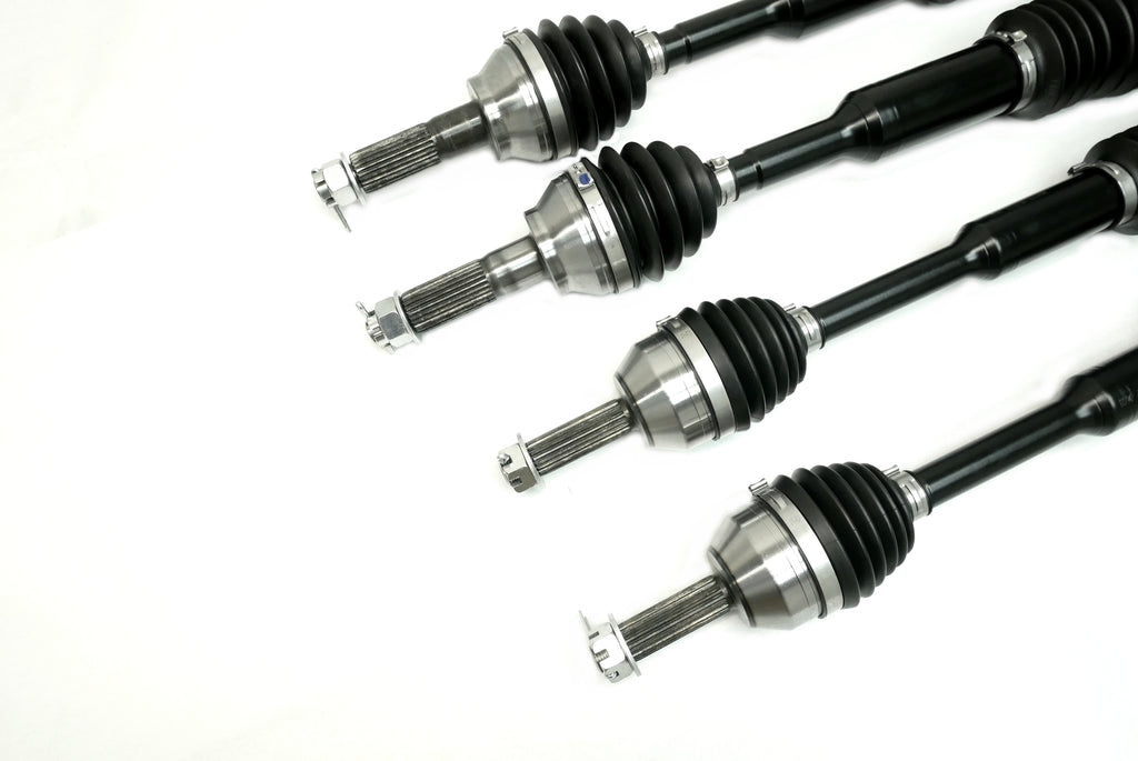 Monster XP Series Full CV Axle Set for Polaris 1333238, 1333069, Front & Rear, Ranger EV LSV LEV 2015-2022, Telescoping, Built Tough, 4340 Chromoly Steel, Factory Length with 4" of Travel 3