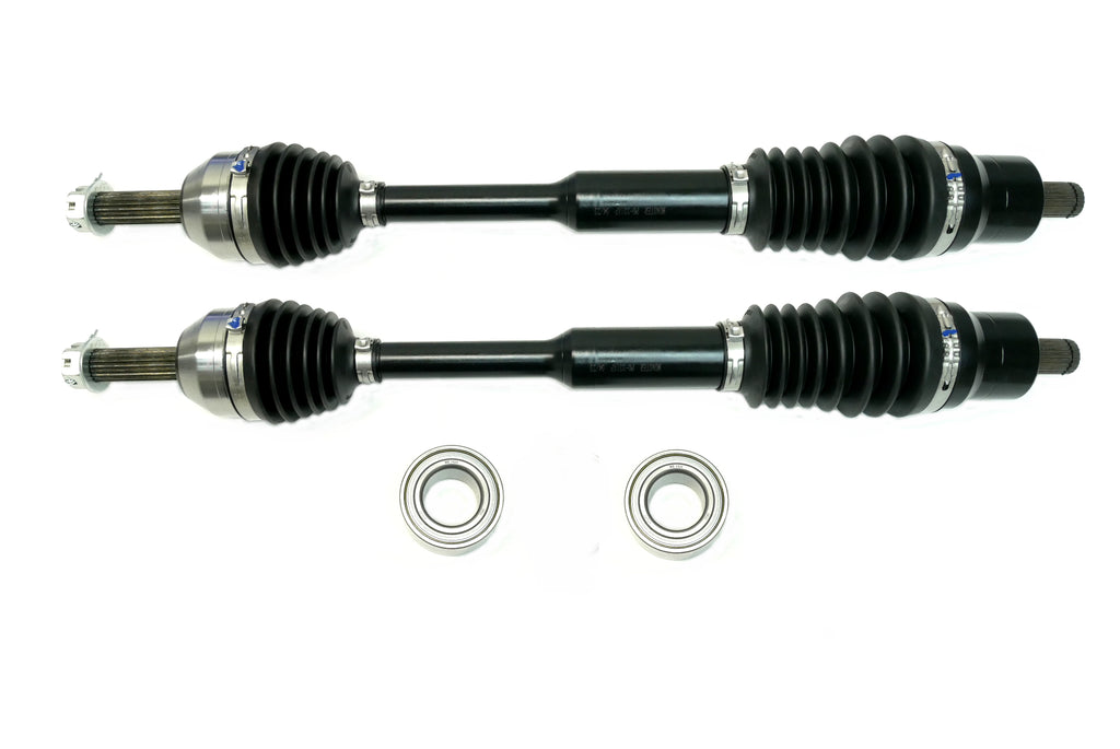 Monster XP Series Front CV Axles & Brgs for Polaris 1333238, Left & Right, Ranger 500 570 ETX EV, Telescoping, Built Tough, 4340 Chromoly Steel, Direct Fit, Factory Length with 4" of Travel