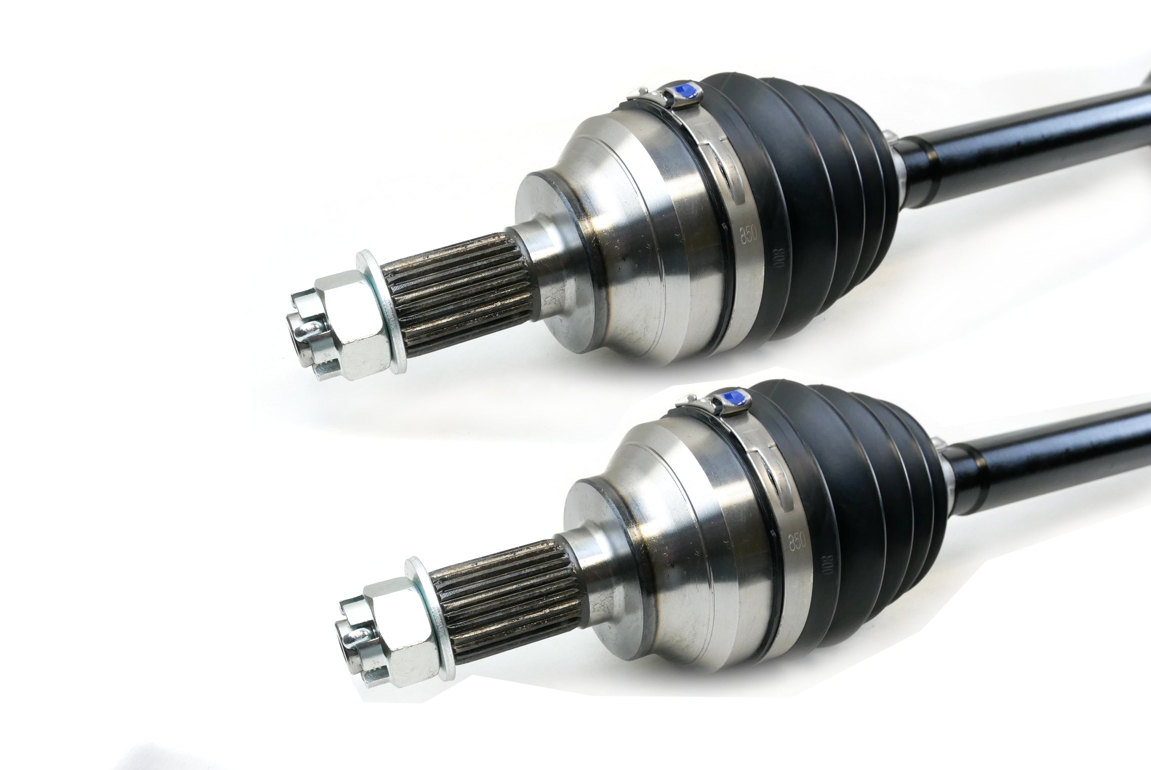 Monster XP Series Full CV Axle Set for Polaris 1333942, 1334487, Front & Rear, Telescoping, Built Tough, 4340 Chromoly Steel, Direct Fit, Factory Length with 4" of Travel 4