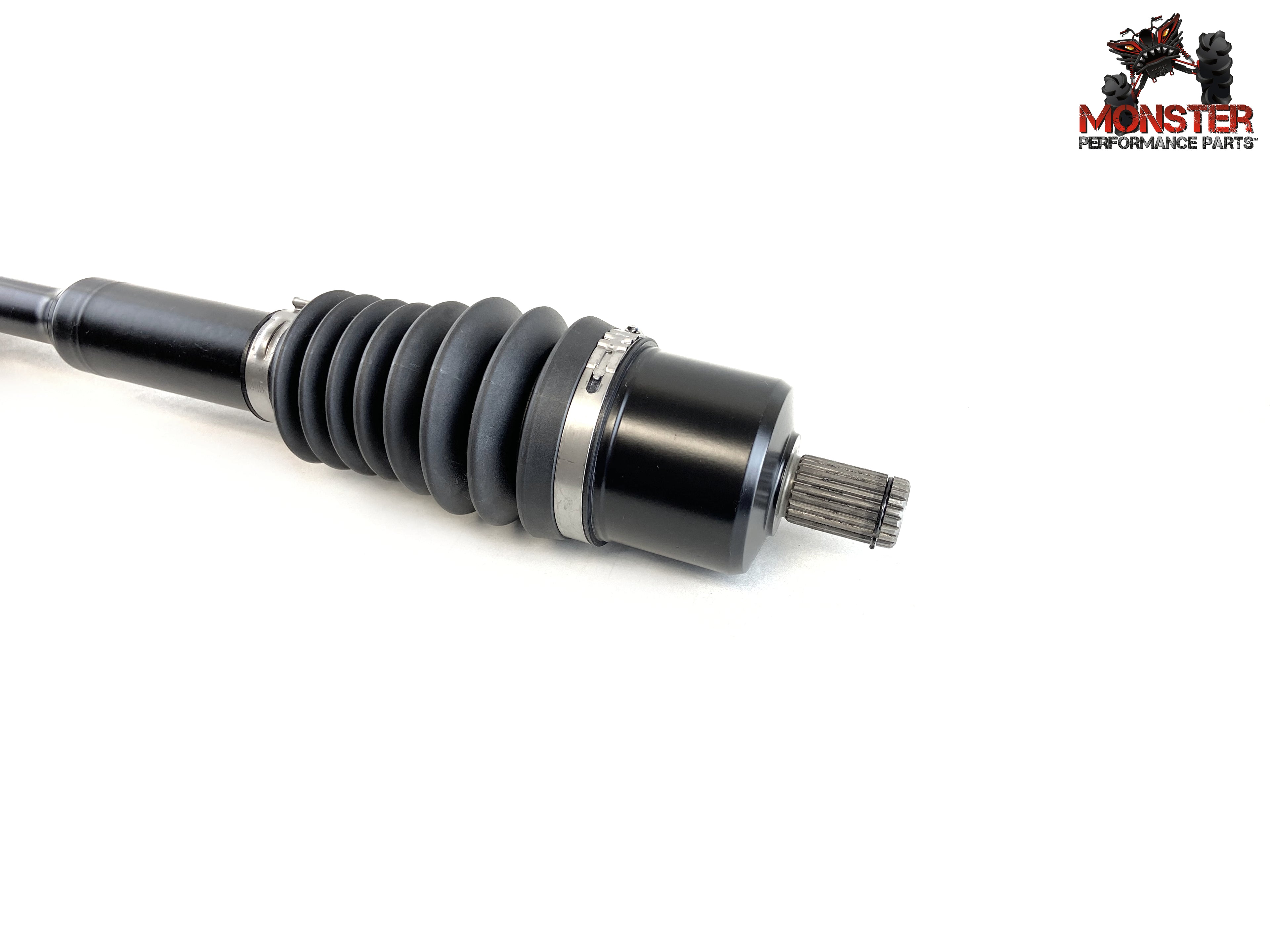Monster XP Series Front CV Axle & Brg for Polaris 1333431, Sportsman & Scrambler 850 1000 48", Telescoping, Built Tough, 4340 Chromoly Steel, Direct Fit, Factory Length with 4" of Travel 4