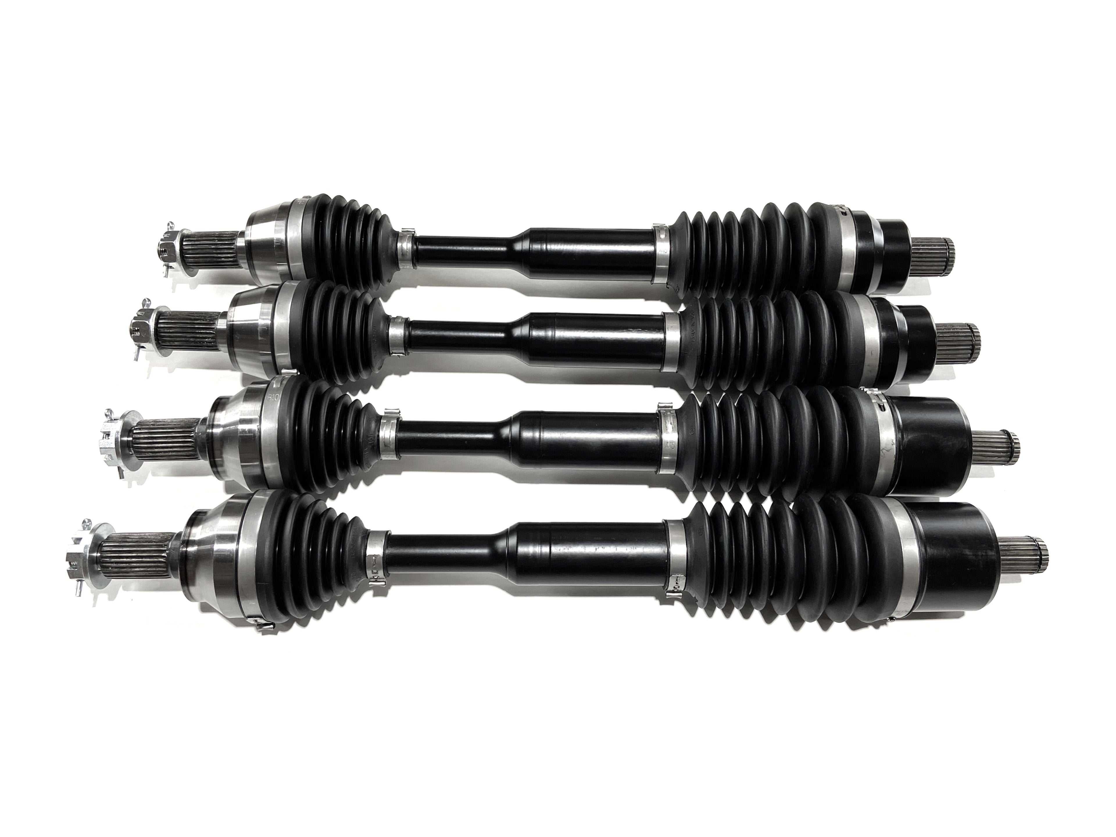 Monster XP Series Full CV Axle Set for Polaris 1333431, 1332642, Front & Rear, Telescoping, Built Tough, 4340 Chromoly Steel, Direct Fit, Factory Length with 4" of Travel
