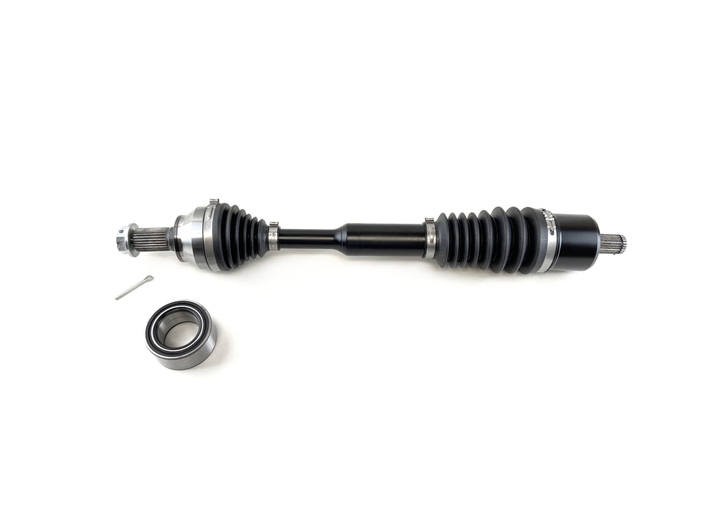 Monster XP Series Front CV Axle & Brg for Polaris 1333431, Sportsman & Scrambler 850 1000 48", Telescoping, Built Tough, 4340 Chromoly Steel, Direct Fit, Factory Length with 4" of Travel 1