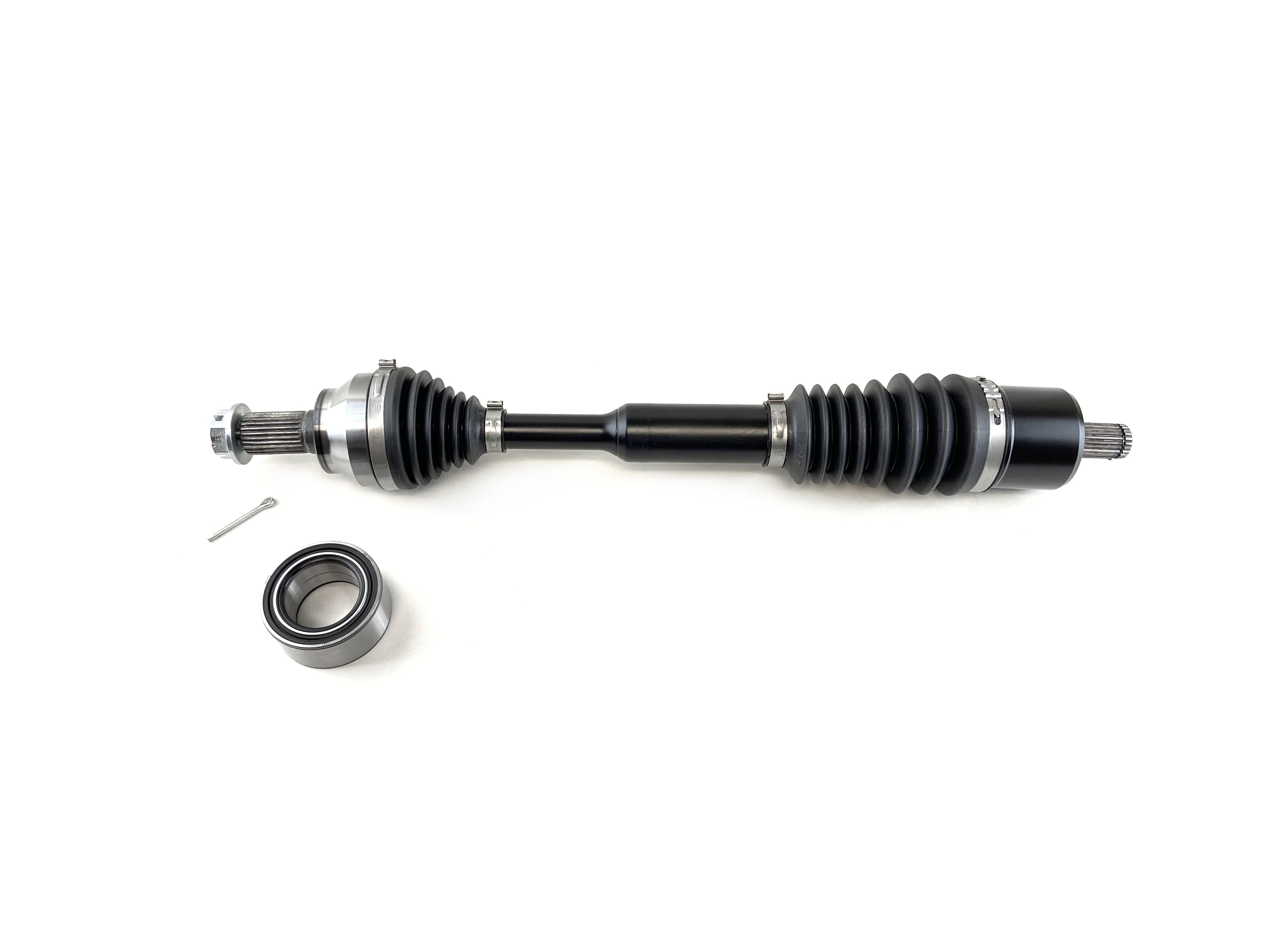 Monster XP Series Front CV Axle & Brg for Polaris 1333431, Sportsman & Scrambler 850 1000 48", Telescoping, Built Tough, 4340 Chromoly Steel, Direct Fit, Factory Length with 4" of Travel 1