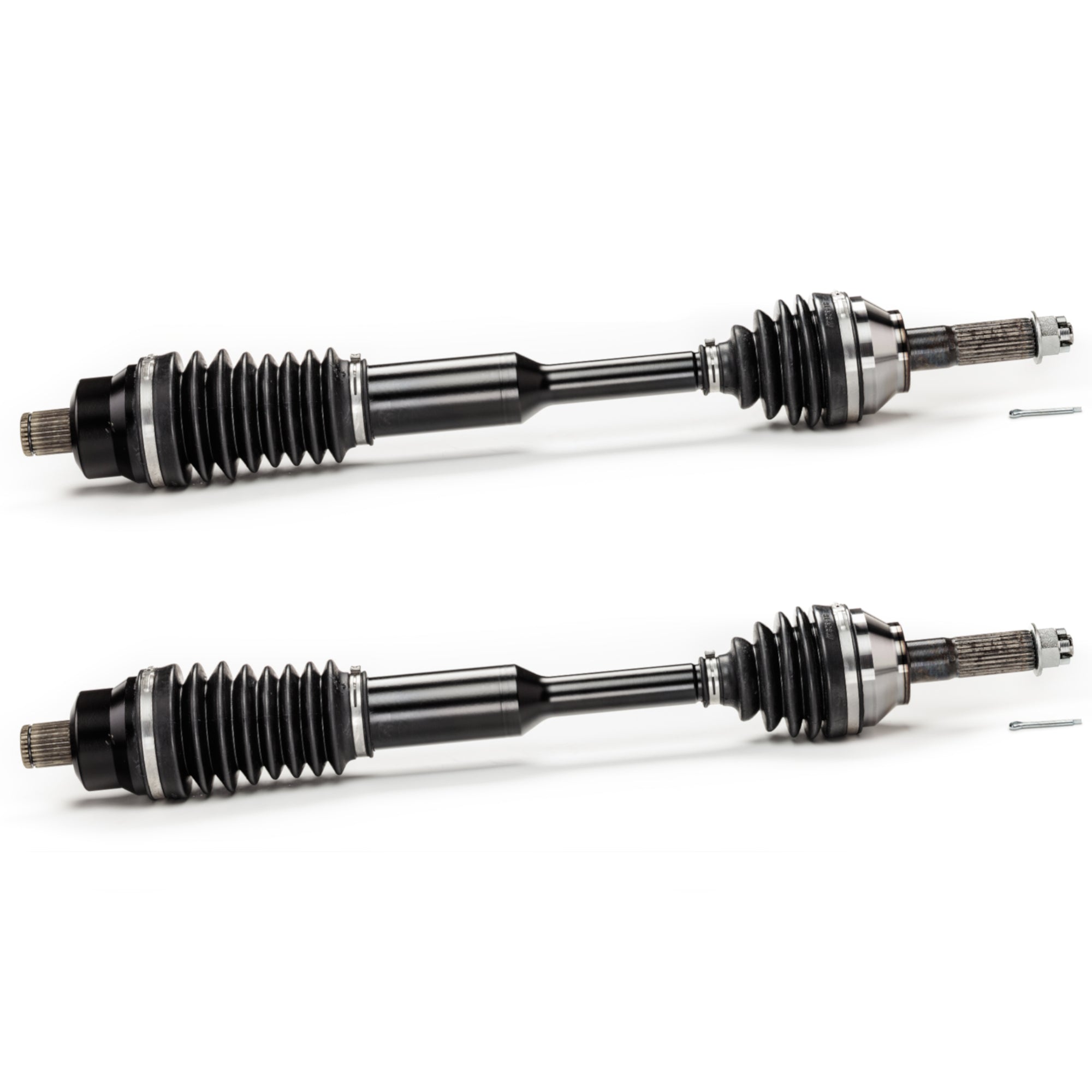 Monster XP Series Rear CV Axles for Polaris 1332814, Left & Right, Ranger 500 800, Telescoping, Built Tough, 4340 Chromoly Steel, Direct Fit, Factory Length with 4" of Travel 1