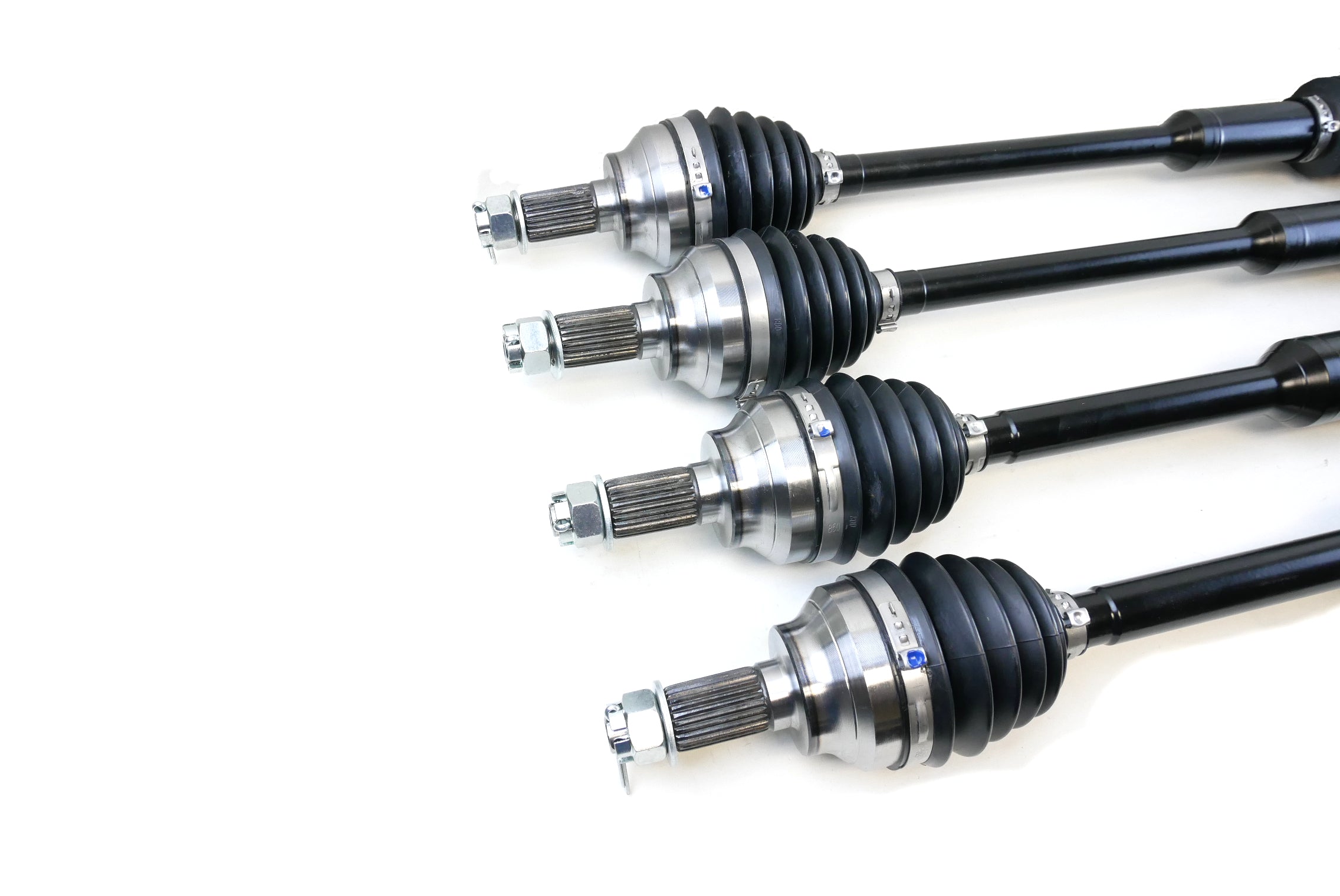 Monster XP Series Full CV Axle Set for Polaris 1334491, 1333944, Front & Rear, Telescoping, Built Tough, 4340 Chromoly Steel, Direct Fit, Factory Length with 4" of Travel 4