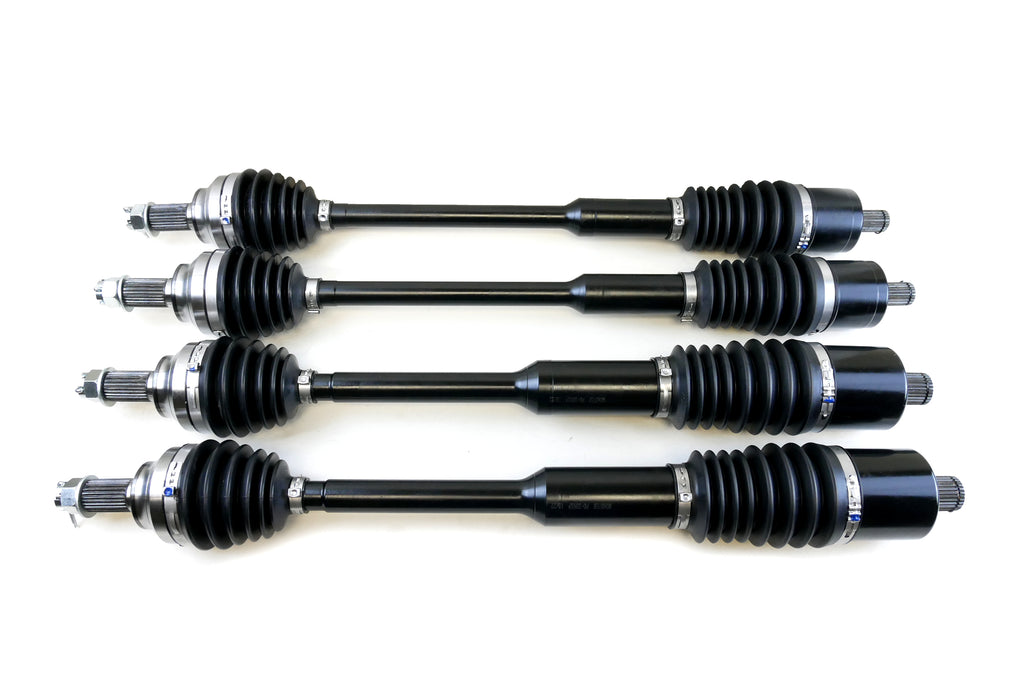 Monster XP Series Full CV Axle Set for Polaris 1334491, 1333944, Front & Rear, Telescoping, Built Tough, 4340 Chromoly Steel, Direct Fit, Factory Length with 4" of Travel 1