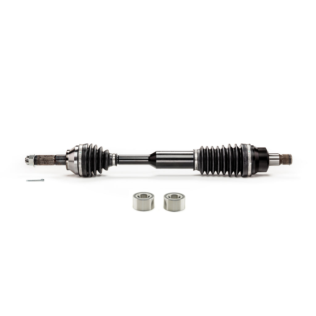 Monster XP Series Rear CV Axle & Brgs for Polaris 1332883, RZR 4 800, RZR S 800, Telescoping, Built Tough, 4340 Chromoly Steel, Direct Fit, Factory Length with 4" of Travel 1