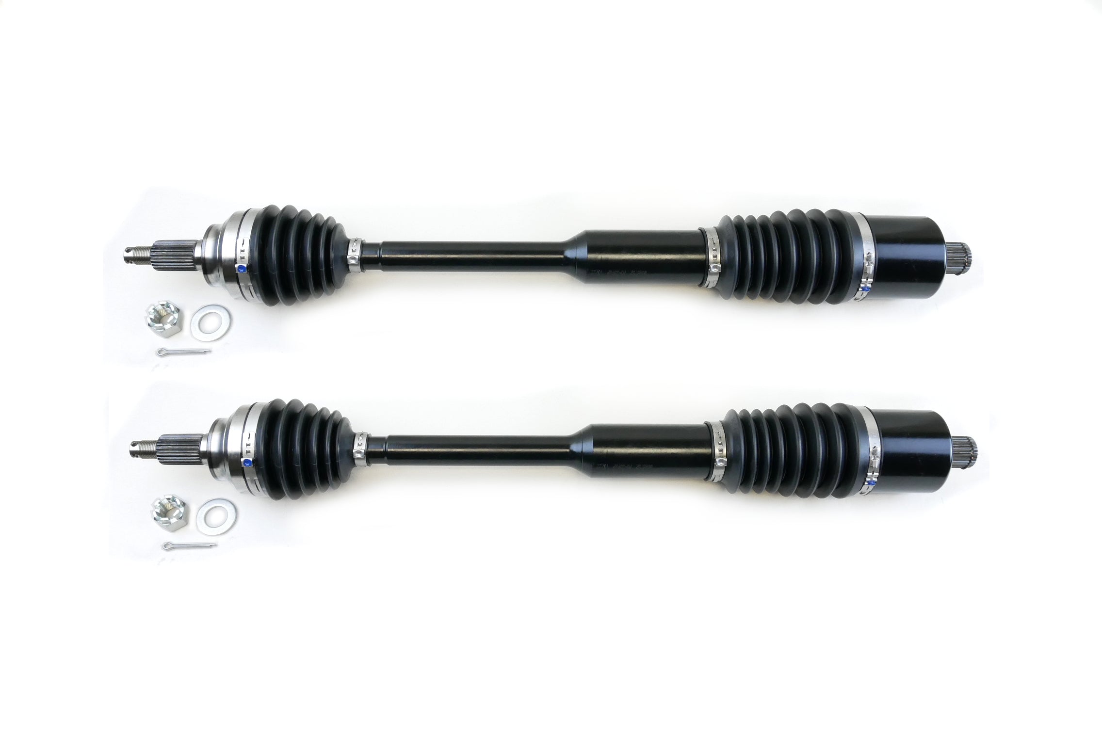 Monster XP Series Rear CV Axles for Polaris 1333944, Left & Right, RZR XP XP4 1000, RZR RS1, Telescoping, Built Tough, 4340 Chromoly Steel, Direct Fit, Factory Length with 4" of Travel 1