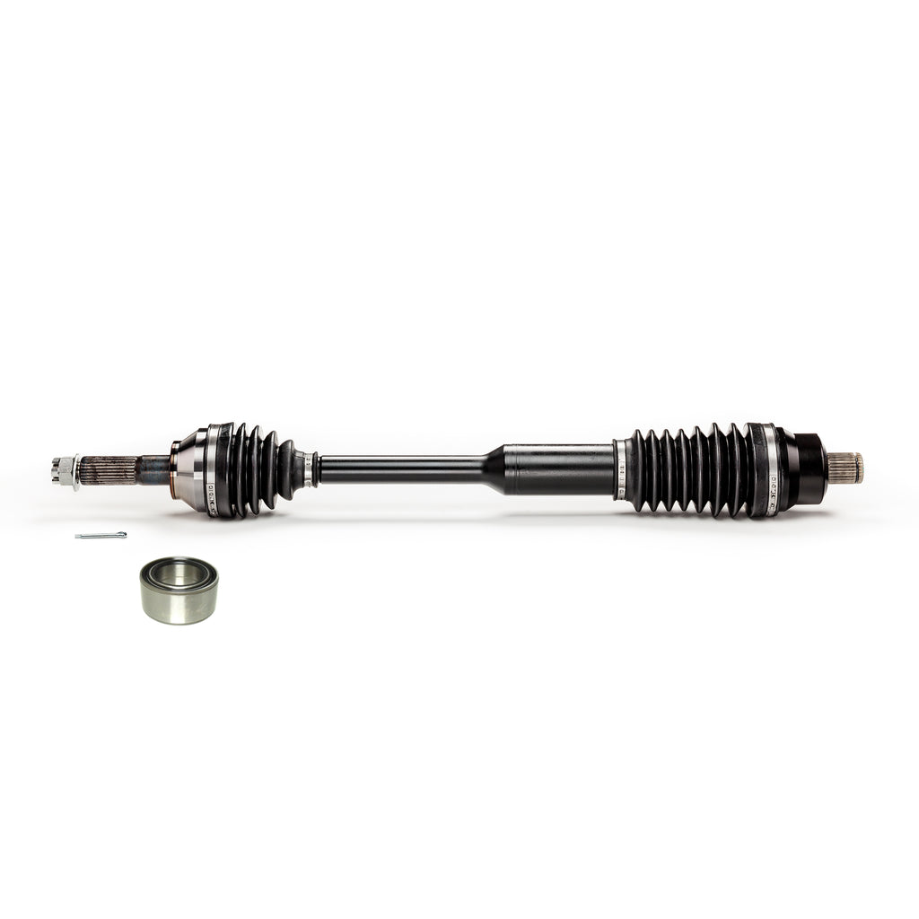 Monster XP Series Rear CV Axle & Brg for Polaris 1332960, RZR 900 XP 900 4 900 2011 2012 2013 2014, Telescoping, Built Tough, 4340 Chromoly Steel, Factory Length with 4" of Travel 1