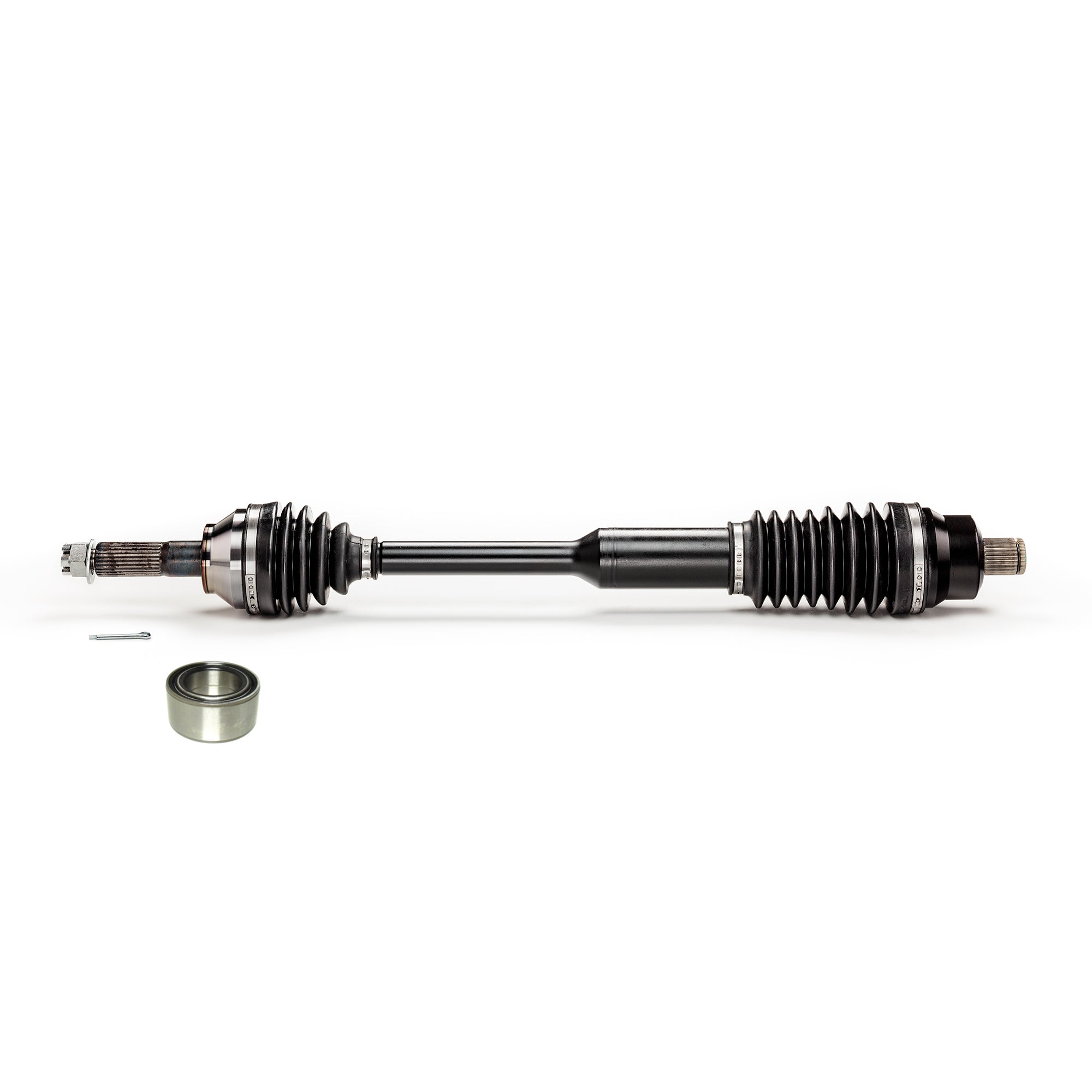 Monster XP Series Rear CV Axle & Brg for Polaris 1332960, RZR 900 XP 900 4 900 2011 2012 2013 2014, Telescoping, Built Tough, 4340 Chromoly Steel, Factory Length with 4" of Travel 1