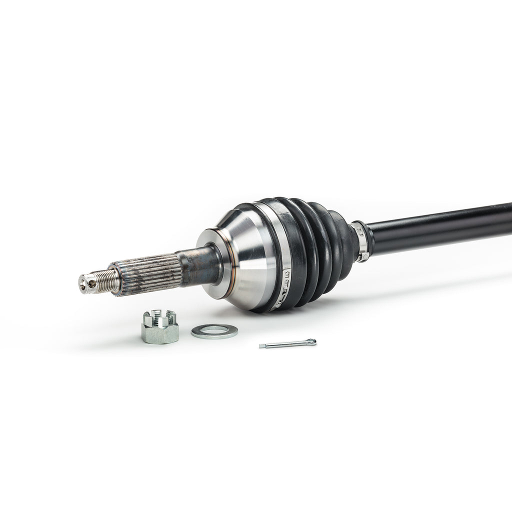 Monster XP Series Rear CV Axle & Brg for Polaris 1332960, RZR 900 XP 900 4 900 2011 2012 2013 2014, Telescoping, Built Tough, 4340 Chromoly Steel, Factory Length with 4" of Travel 4