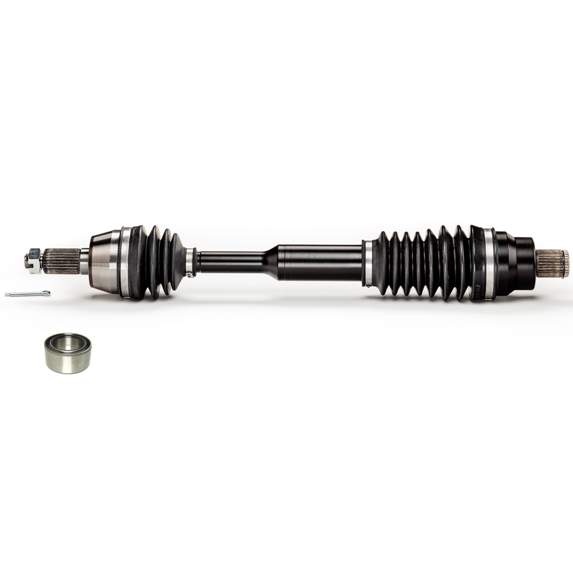 Monster XP Series Rear CV Axle & Brg for Polaris 1332873, Sportsman & Scrambler 550 850 1000, Telescoping, Built Tough, 4340 Chromoly Steel, Direct Fit, Factory Length with 4" of Travel 1
