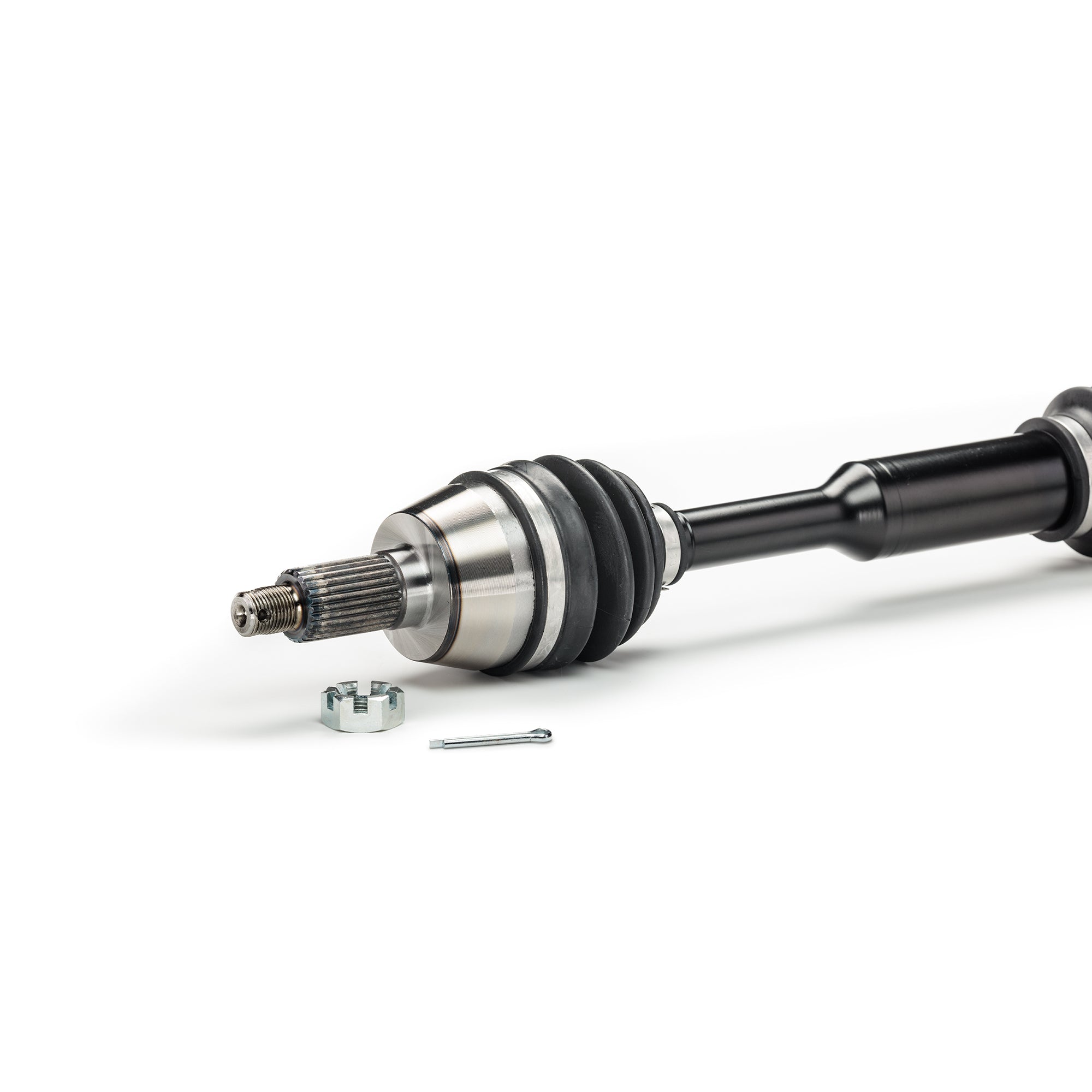 Monster XP Series Rear CV Axles & Brgs for Polaris 1332873, Left & Right, Sportsman & Scrambler 550 850 1000, Telescoping, Built Tough, 4340 Chromoly Steel, Factory Length with 4" of Travel 4