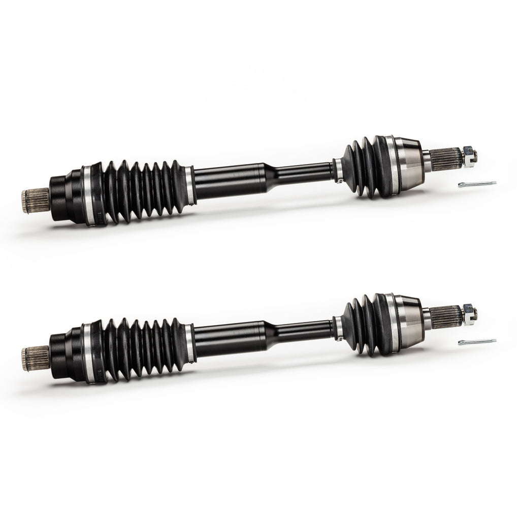 Monster XP Series Full CV Axle Set for Polaris 1333431, 1332642, Front & Rear, Telescoping, Built Tough, 4340 Chromoly Steel, Direct Fit, Factory Length with 4" of Travel 3