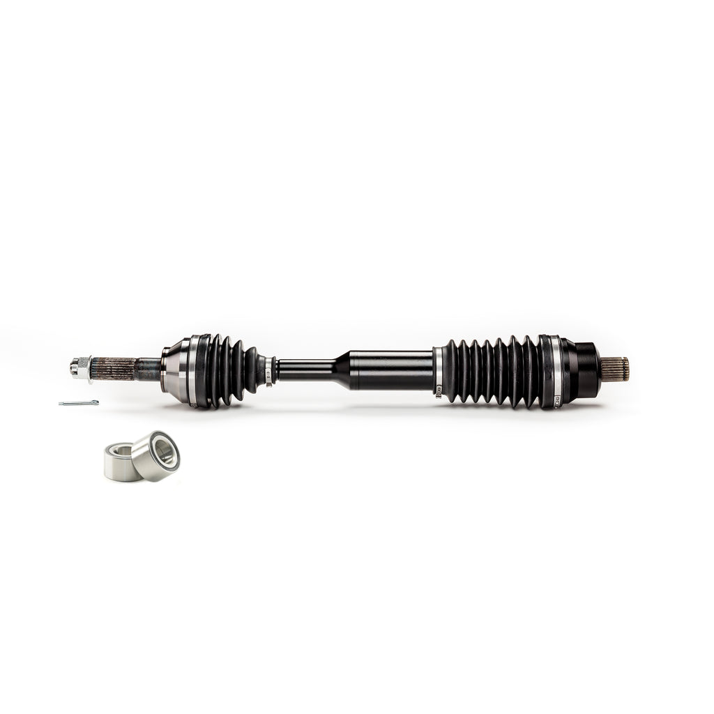 Monster XP Series Rear CV Axle & Brgs for Polaris 1332692, Ranger 400 500 800 EV, Telescoping, Built Tough, 4340 Chromoly Steel, Direct Fit, Factory Length with 4" of Travel 1
