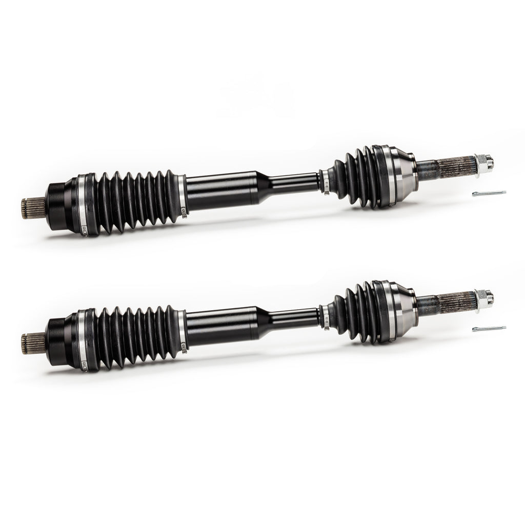 Monster XP Series Rear CV Axles for Polaris 1332692, Left & Right, Ranger 400 500 800 EV, Telescoping, Built Tough, 4340 Chromoly Steel, Direct Fit, Factory Length with 4" of Travel 1