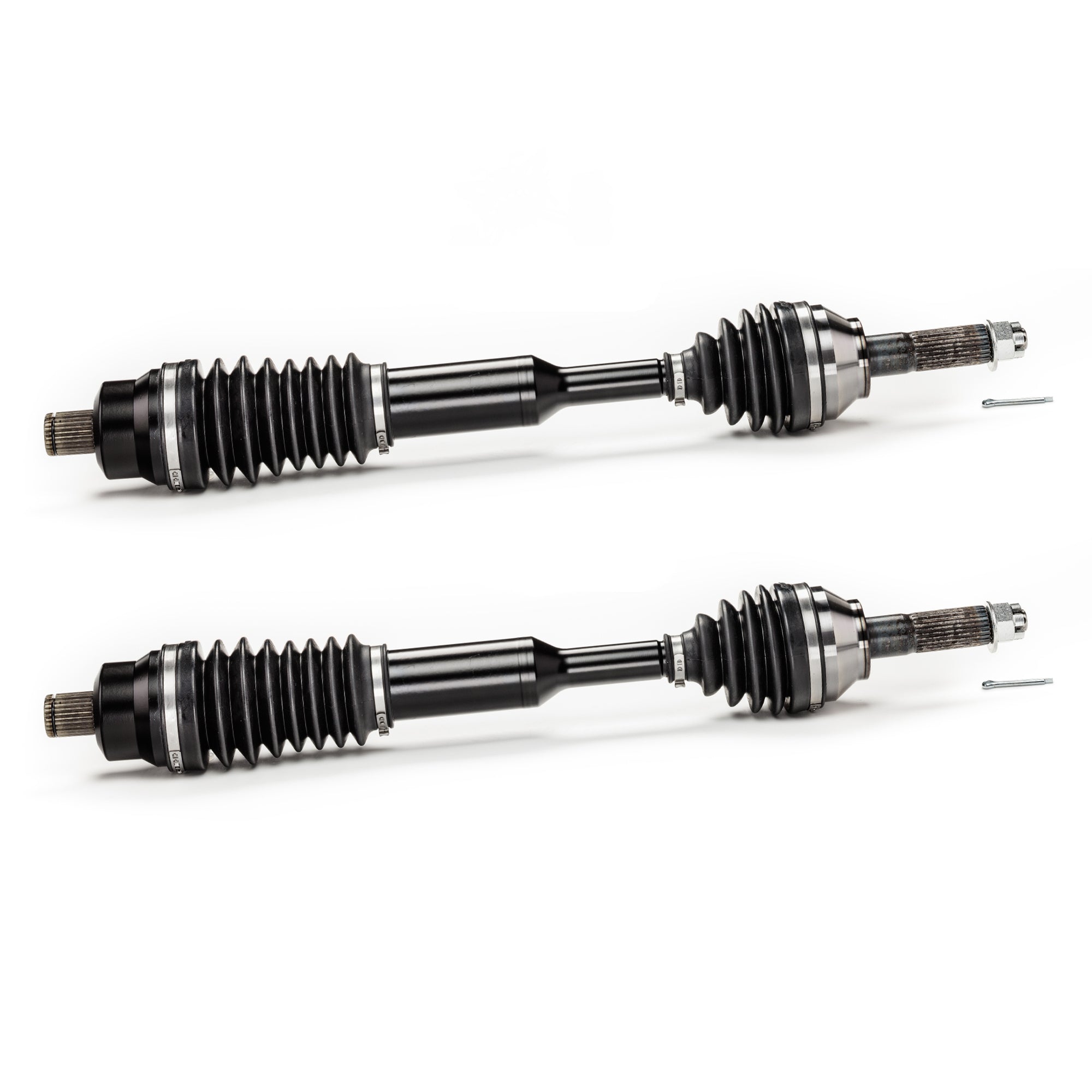 Monster XP Series Rear CV Axles for Polaris 1332692, Left & Right, Ranger 400 500 800 EV, Telescoping, Built Tough, 4340 Chromoly Steel, Direct Fit, Factory Length with 4" of Travel 1