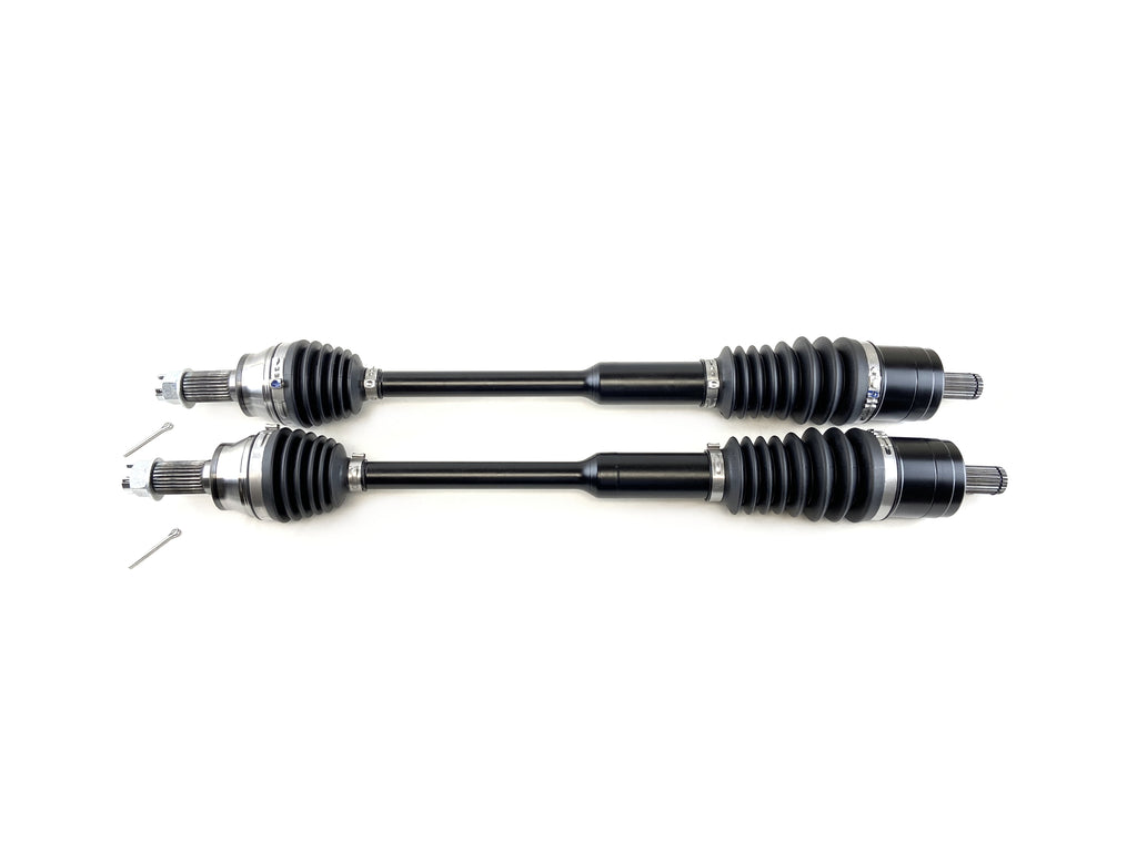 Monster XP Series Front CV Axles for Polaris 1333681, Left & Right, ACE 900 2017 2018 2019, Telescoping, Built Tough, 4340 Chromoly Steel, Direct Fit, Factory Length with 4" of Travel 1