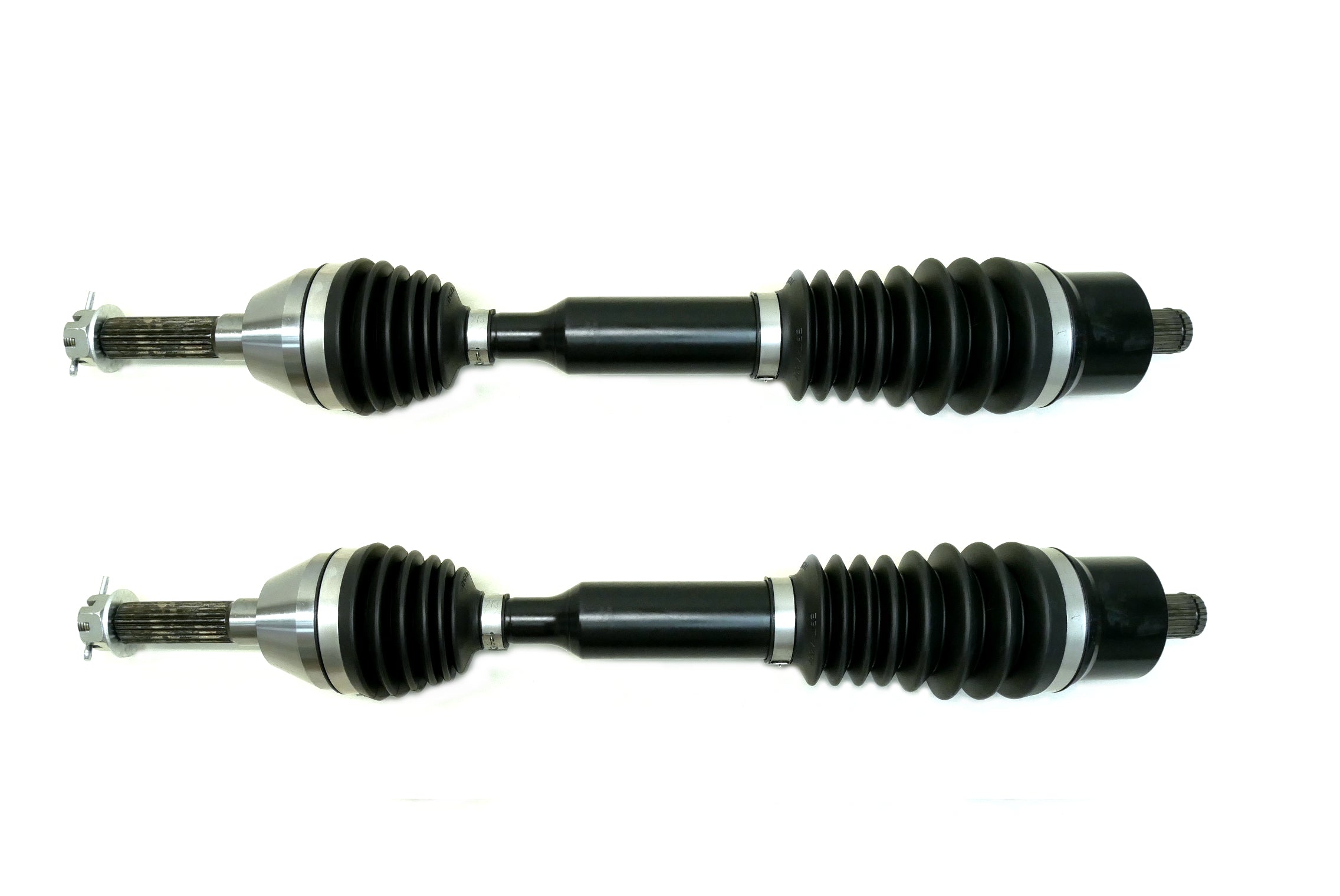Monster XP Series Front CV Axles for Polaris 1333752, Left & Right, Sportsman 450 570, Telescoping, Built Tough, 4340 Chromoly Steel, Direct Fit, Factory Length with 4" of Travel