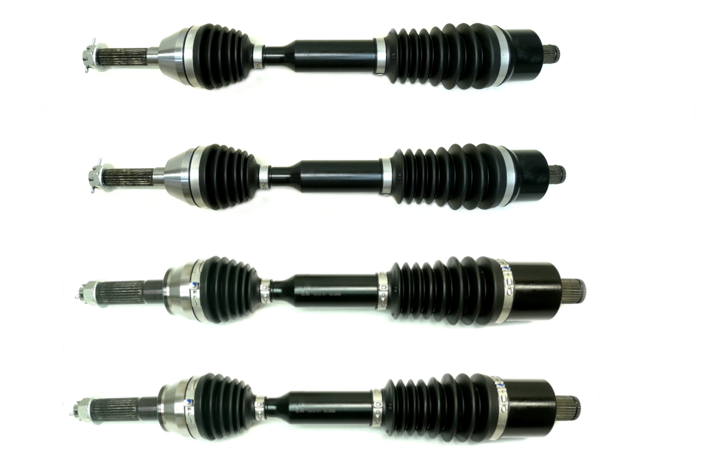 Monster XP Series Full CV Axle Set for Polaris 1333752, 1333275, Front & Rear, Sportsman 450 570, Telescoping, Built Tough, 4340 Chromoly Steel, Direct Fit, Factory Length with 4" of Travel
