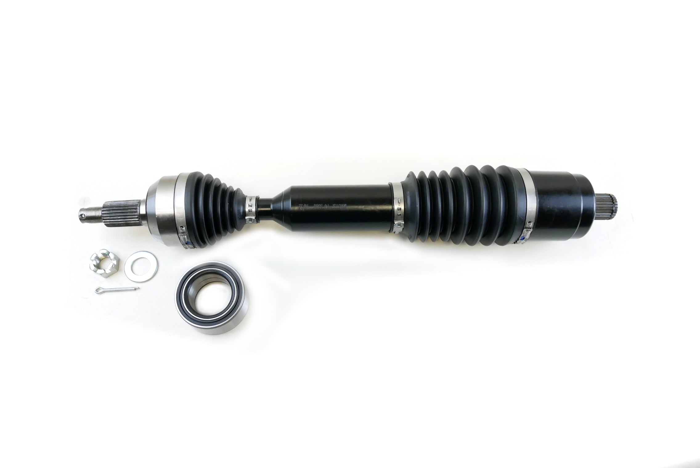 Monster XP Series Rear CV Axle & Brg for Polaris 1333949, RZR 900 50" 55" Trail 900, Telescoping, Built Tough, 4340 Chromoly Steel, Direct Fit, Factory Length with 4" of Travel 1