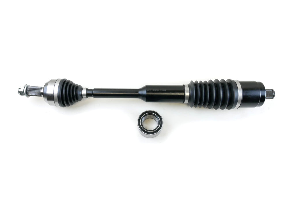 Monster XP Series Rear CV Axle & Brg for Polaris 1333081, RZR S 900 1000, RZR 4 900, General 1000 1000-4, Telescoping, Built Tough, 4340 Chromoly Steel, Direct Fit, Factory Length with 4" of Travel 1