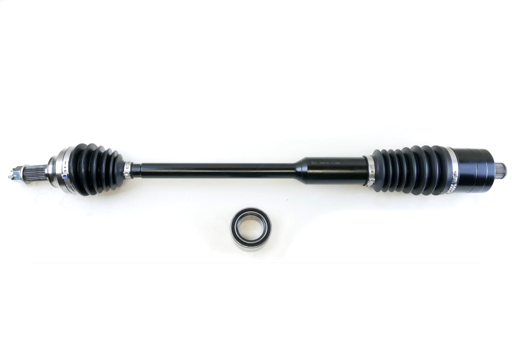 Monster XP Series Rear CV Axle & Brg for Polaris 1334060, RZR XP XP4 Turbo S, Telescoping, Built Tough, 4340 Chromoly Steel, Direct Fit, Factory Length with 4" of Travel