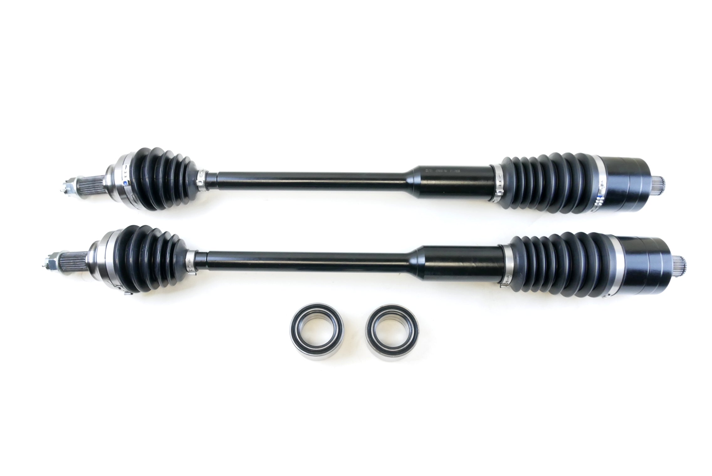 Monster XP Series Rear CV Axles & Brgs for Polaris 1334060, Left & Right, RZR XP XP4 Turbo S, Telescoping, Built Tough, 4340 Chromoly Steel, Direct Fit, Factory Length with 4" of Travel 1