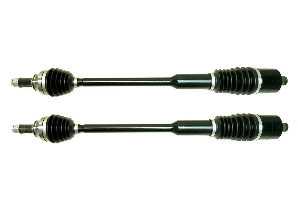 Monster XP Series Front CV Axles for Polaris 1334059, 2207752, Left & Right, RZR XP XP4 Turbo S, Telescoping, Built Tough, 4340 Chromoly Steel, Direct Fit, Factory Length with 4" of Travel