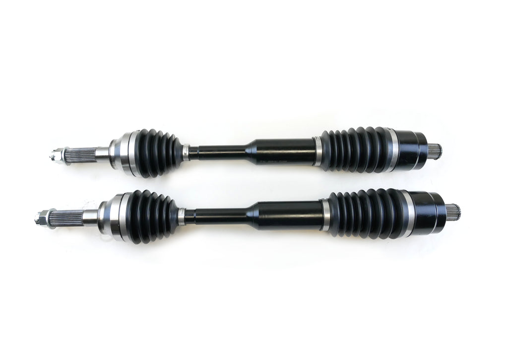 Monster XP Series Full CV Axle Set for Polaris 1332637 1333748, Ranger 900 1000, Front & Rear, Built Tough, 4340 Chromoly Steel, Direct Fit, fits Stock up to a 4" Lift 4