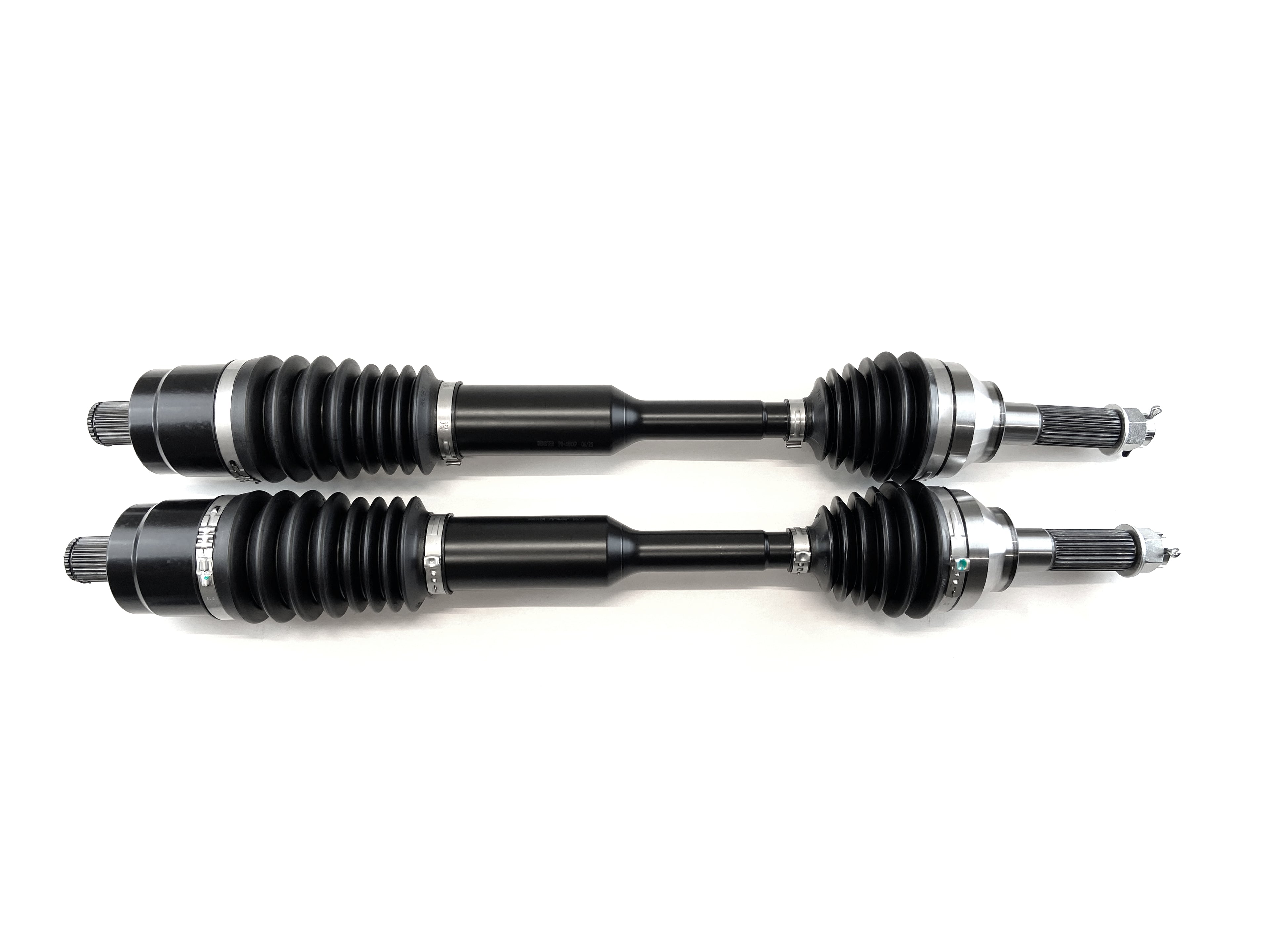 Monster XP Series Rear CV Axles for Polaris 1333748, Left & Right, Ranger 1000 & XP 1000 2019-2021, Telescoping, Built Tough, 4340 Chromoly Steel, Direct Fit, Factory Length with 4" of Travel